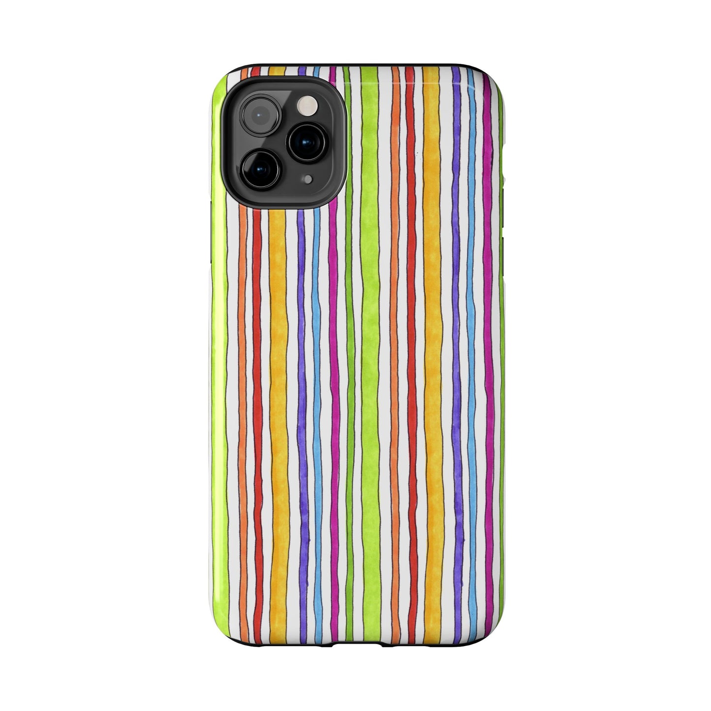 Stripe Fancy White Phone Case