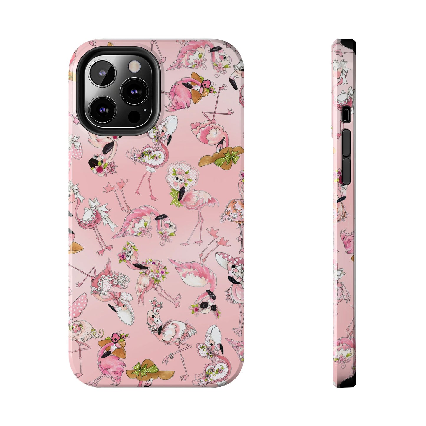 Tossed Flams Pink Phone Case
