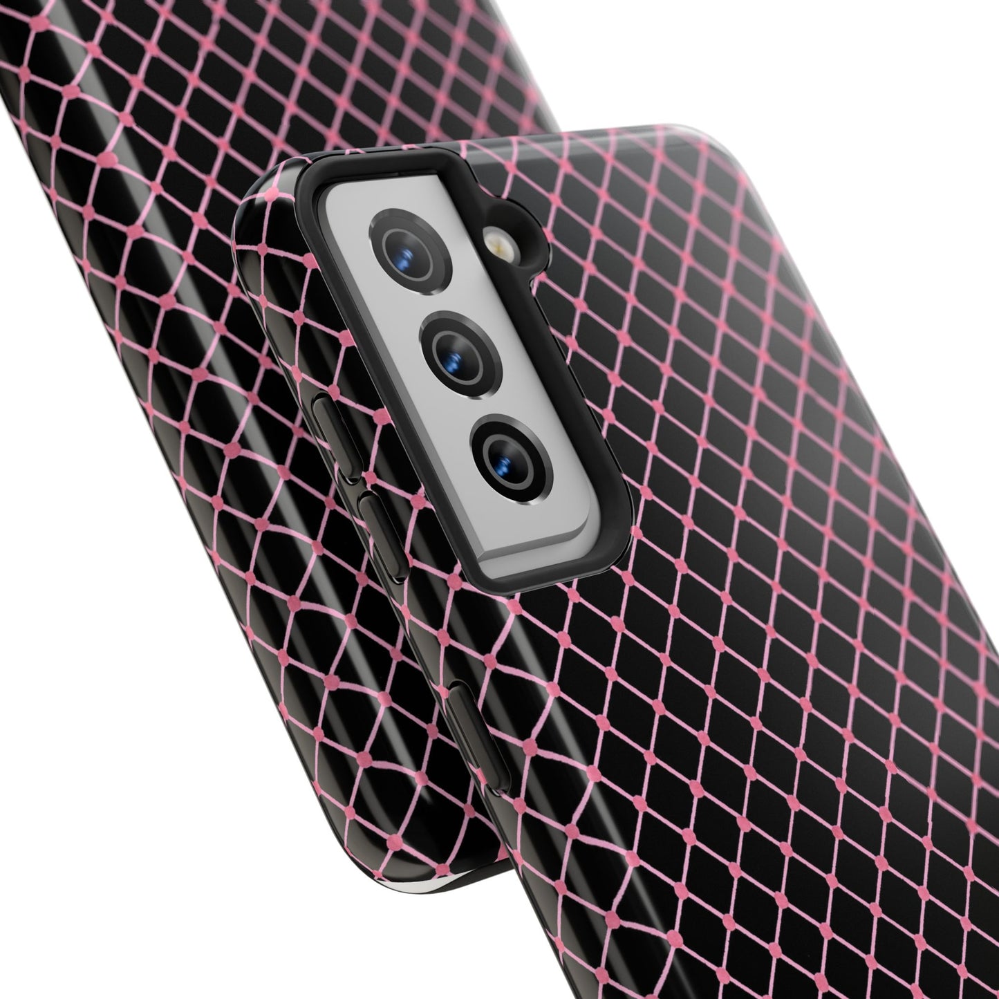 Cyclone Fence Black / Pink Phone Case