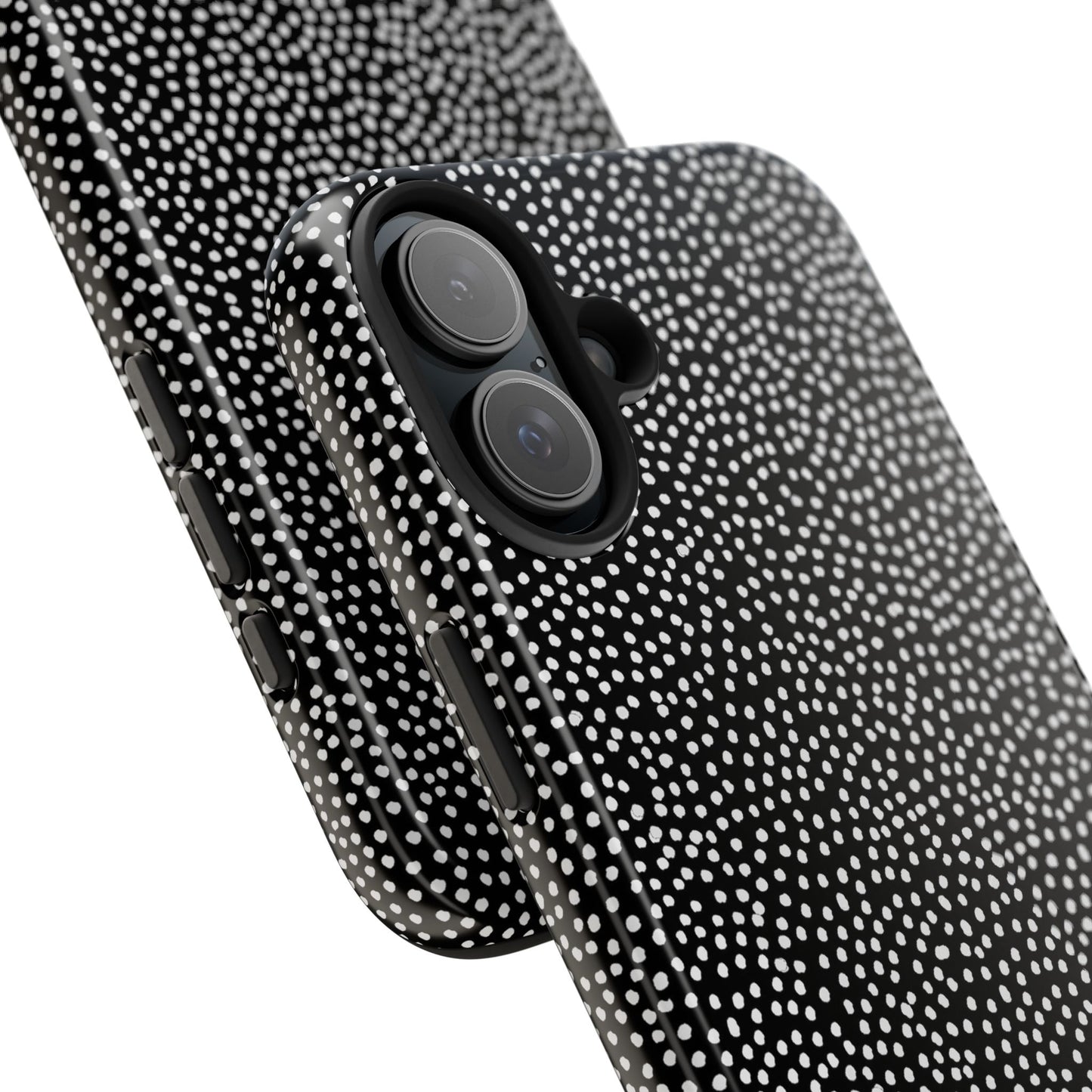 Baby Dots Black / White Phone Case