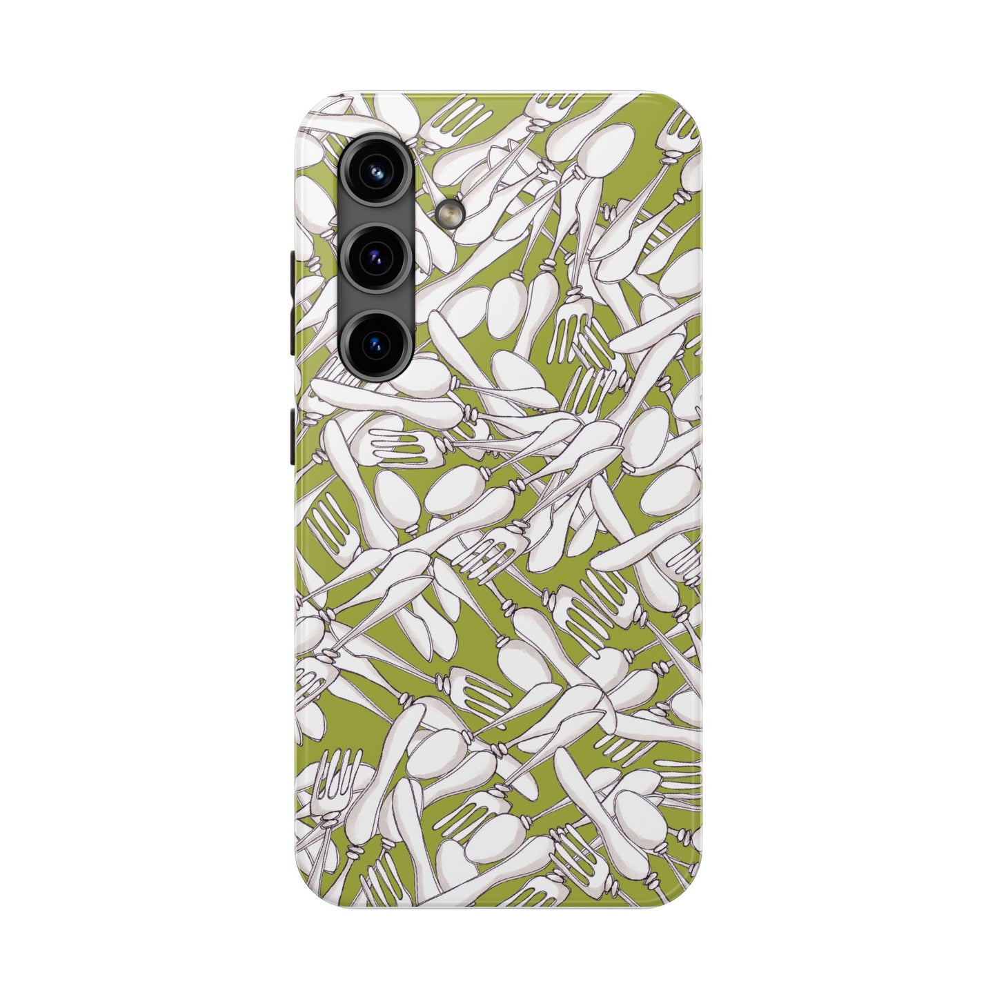Silverware Wars Green Phone Case