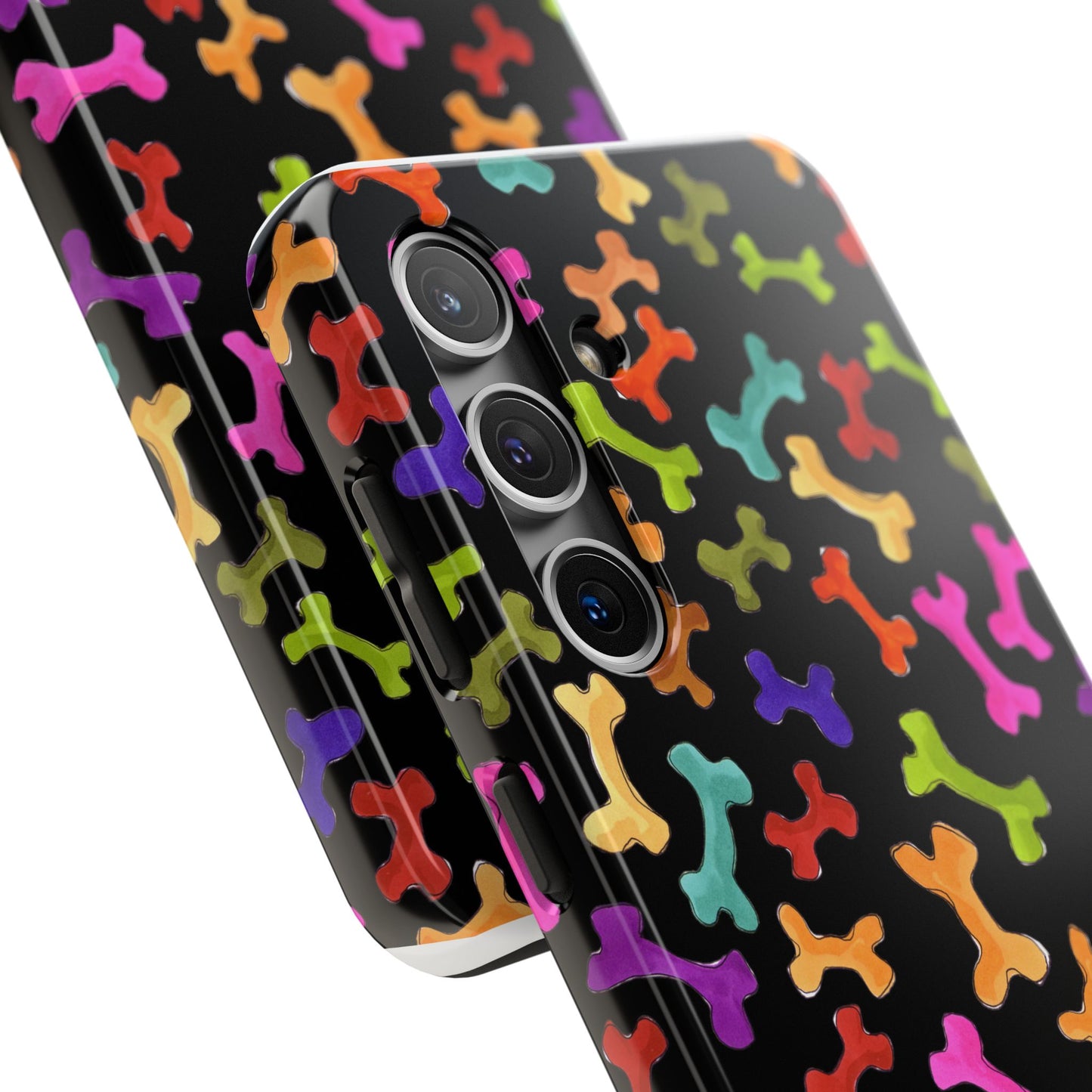 Happy Bones Black Phone Case