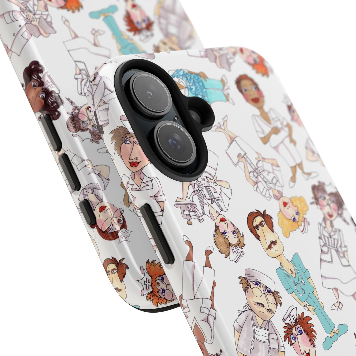 Happy Staff White Phone Case