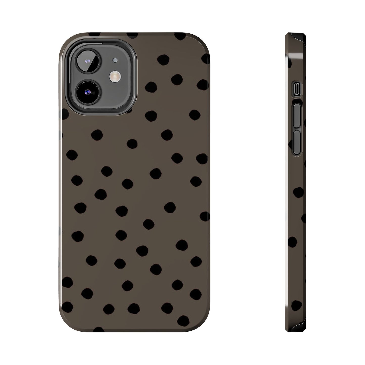 Dinky Dots Toast / Black Phone Case