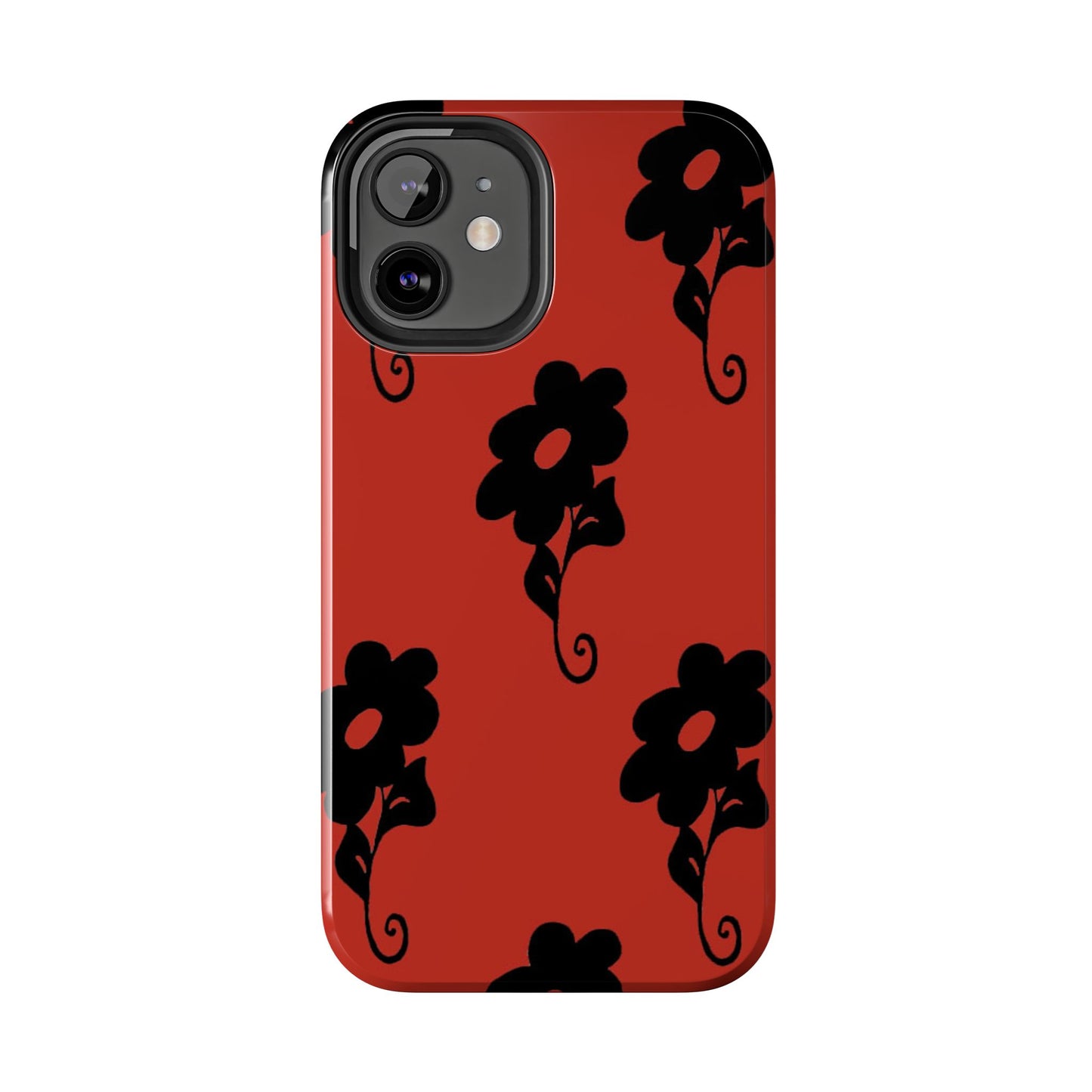 Daring Daisy Red Phone Case