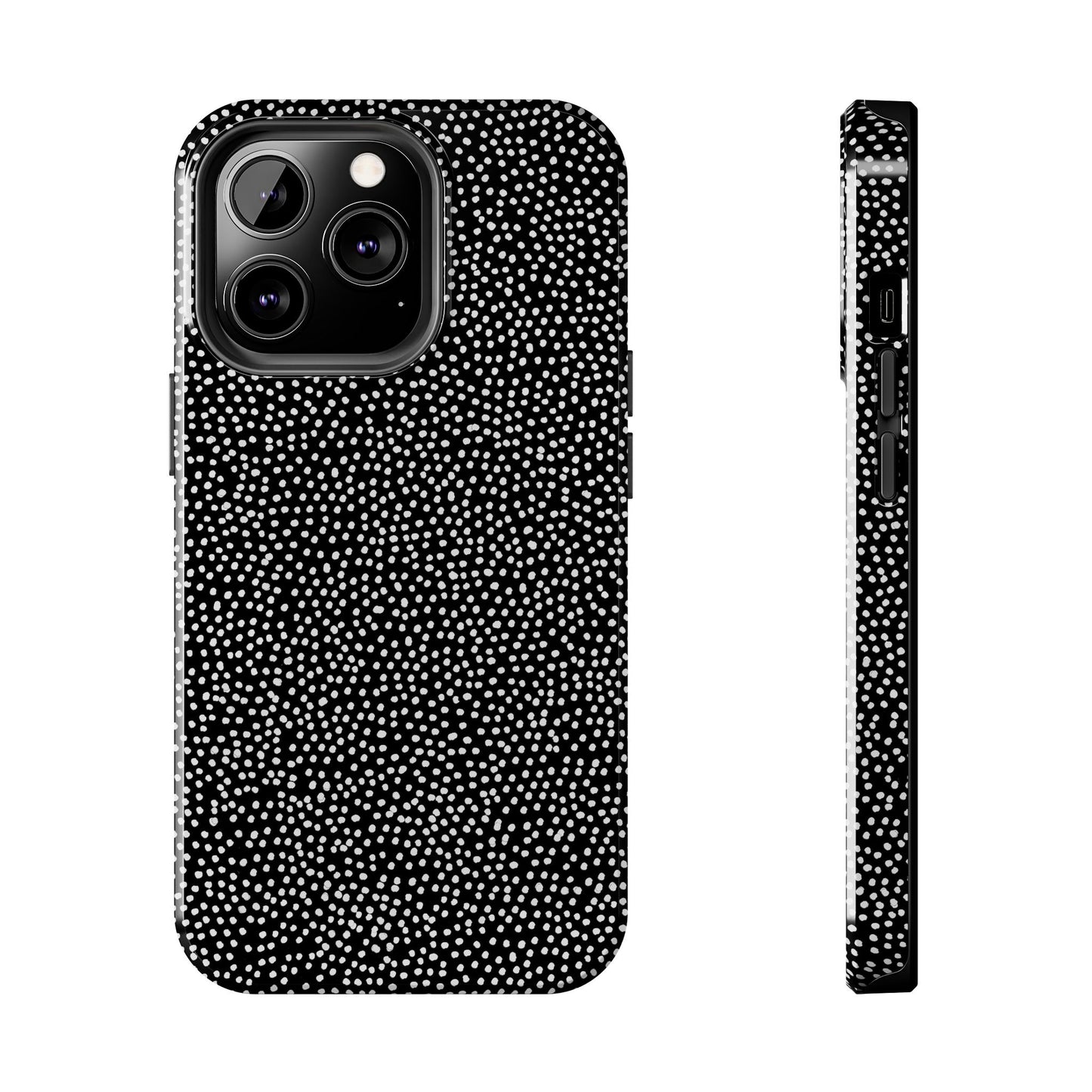 Baby Dots Black / White Phone Case