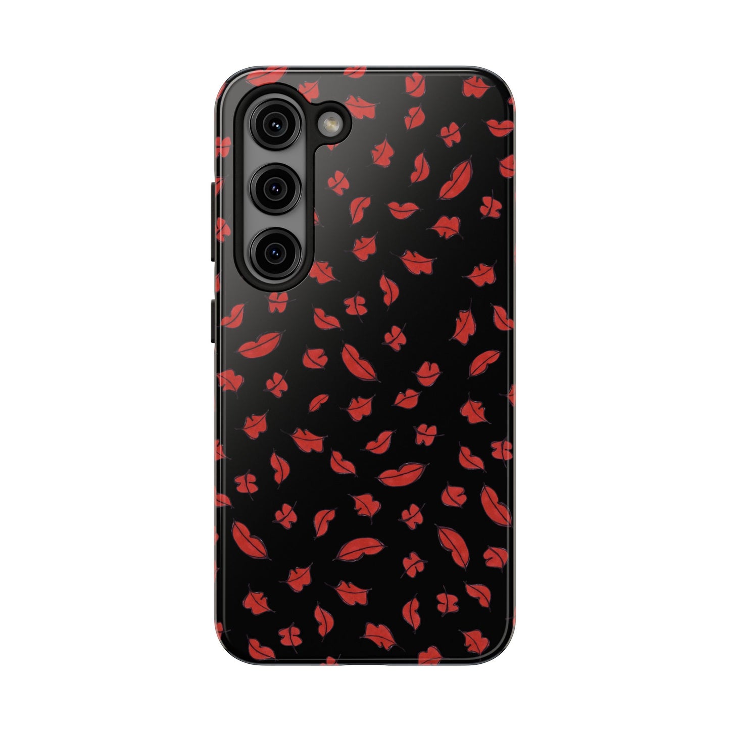 Autumn Lips Black Phone Case