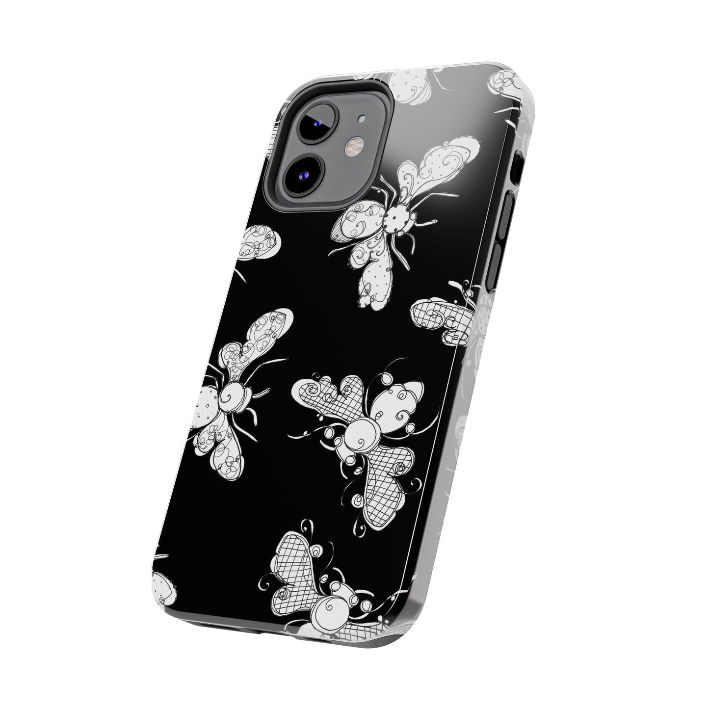 Busy Bee Black Phone Case