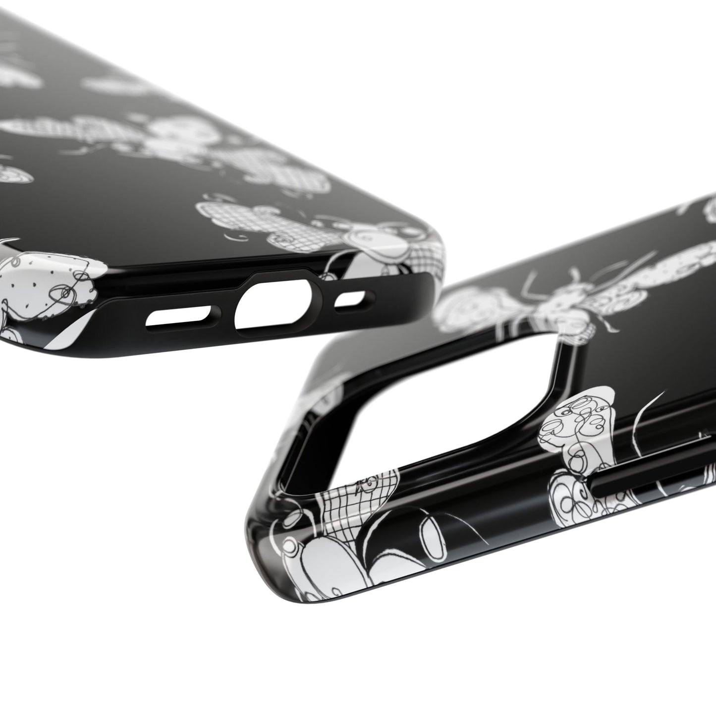 Busy Bee Black Phone Case