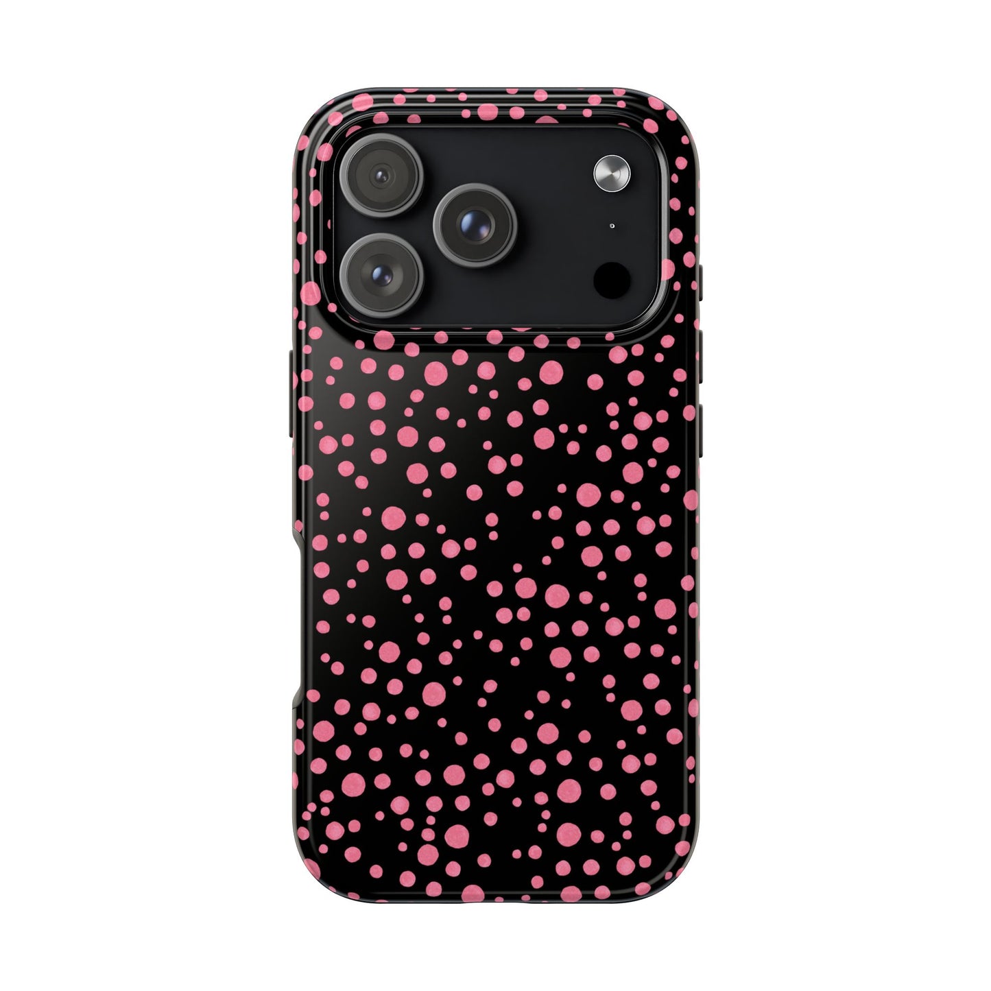 Balloon Dots Black / Pink Phone Case