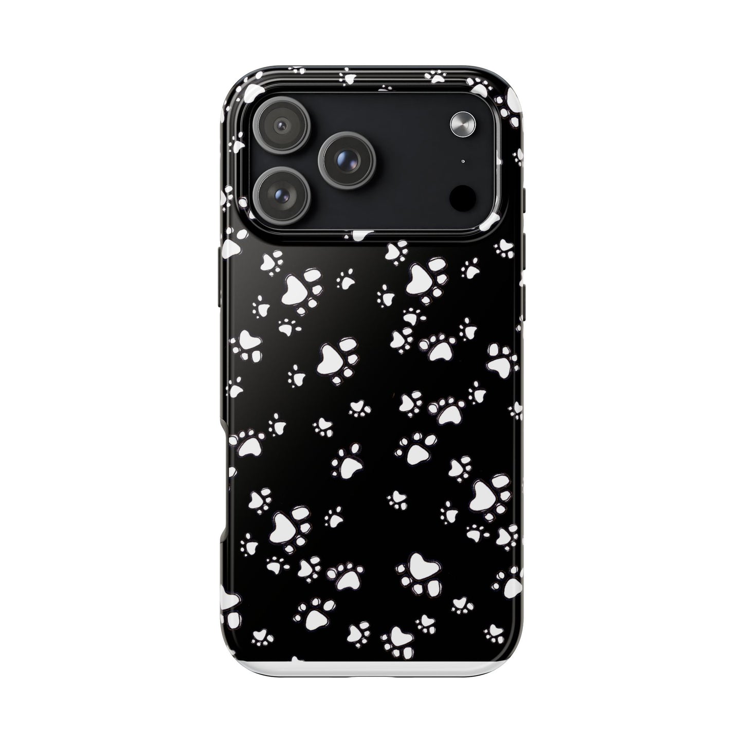 Paw Flakes Black Phone Case