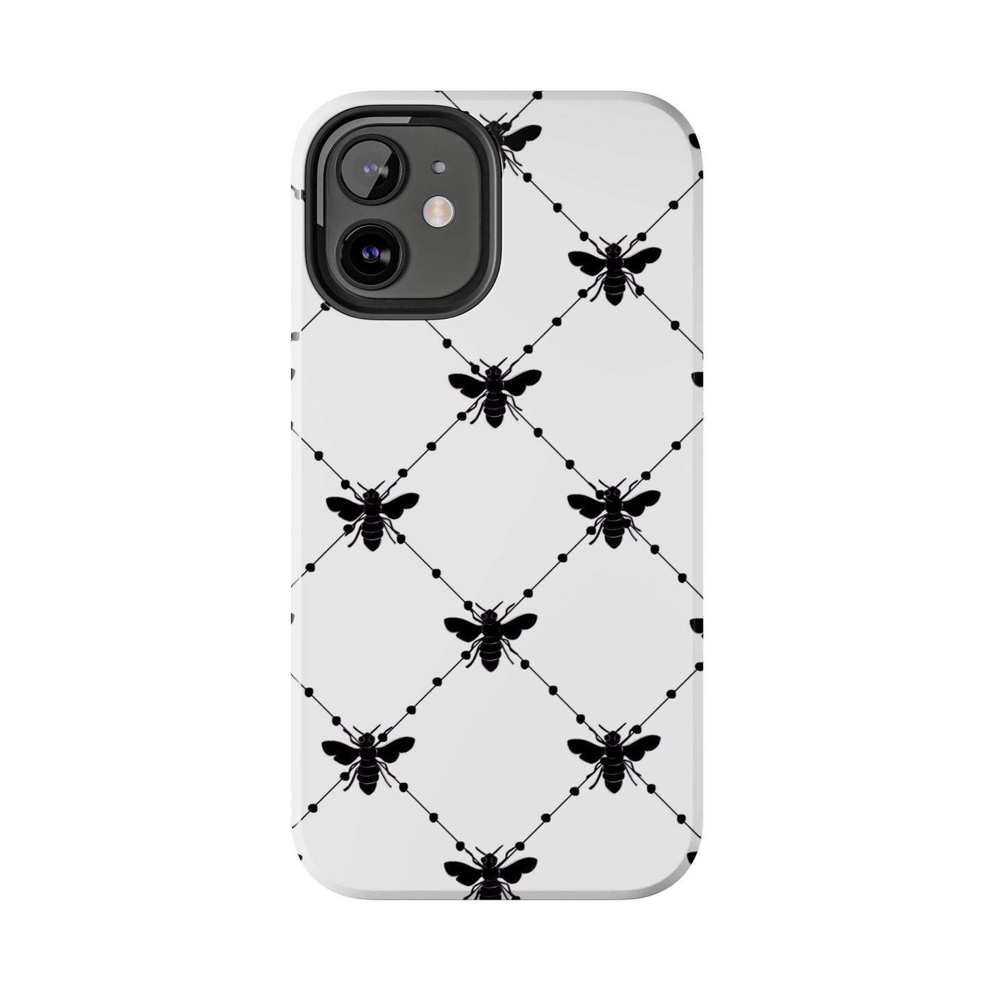 Beaded Bees White Phone Case