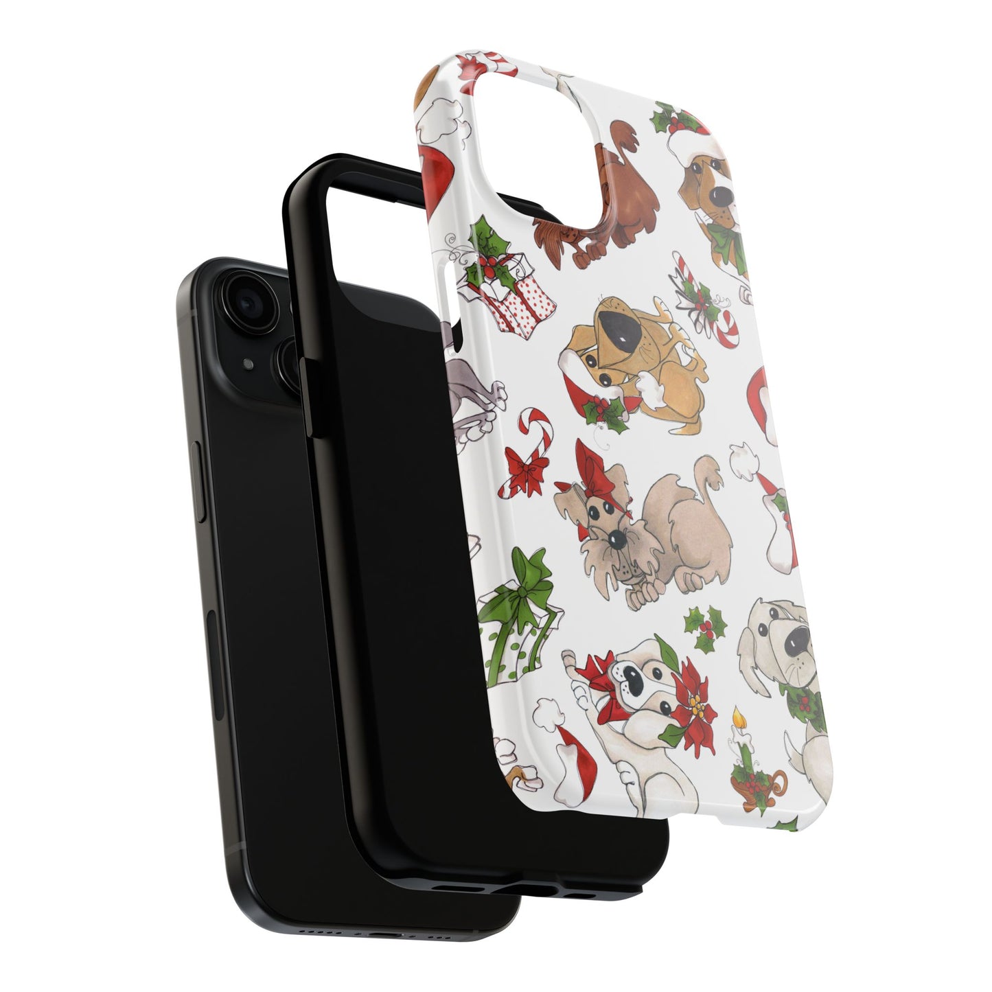 Doggie Toss White Phone Case