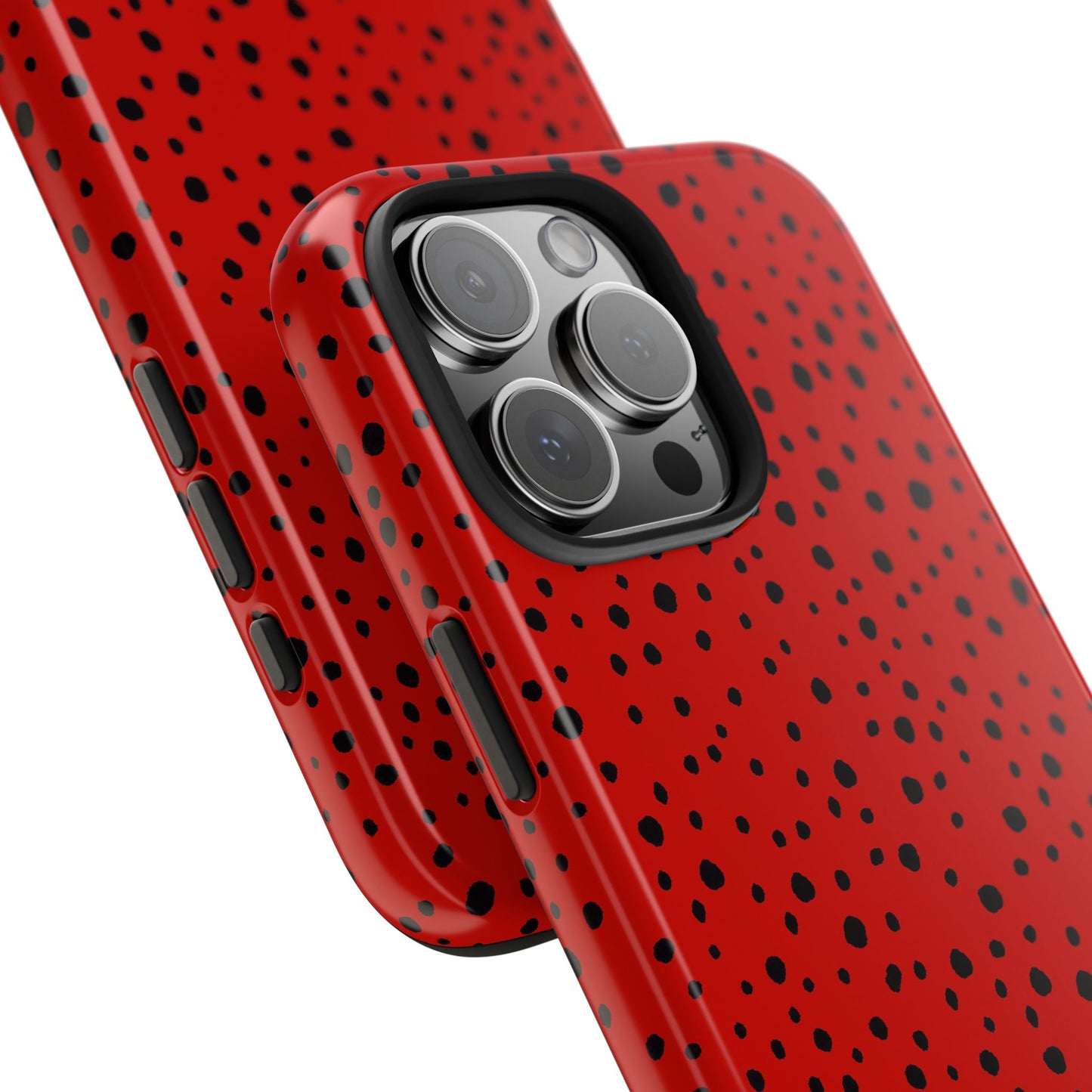 Pepper Dots Red / Black Phone Case