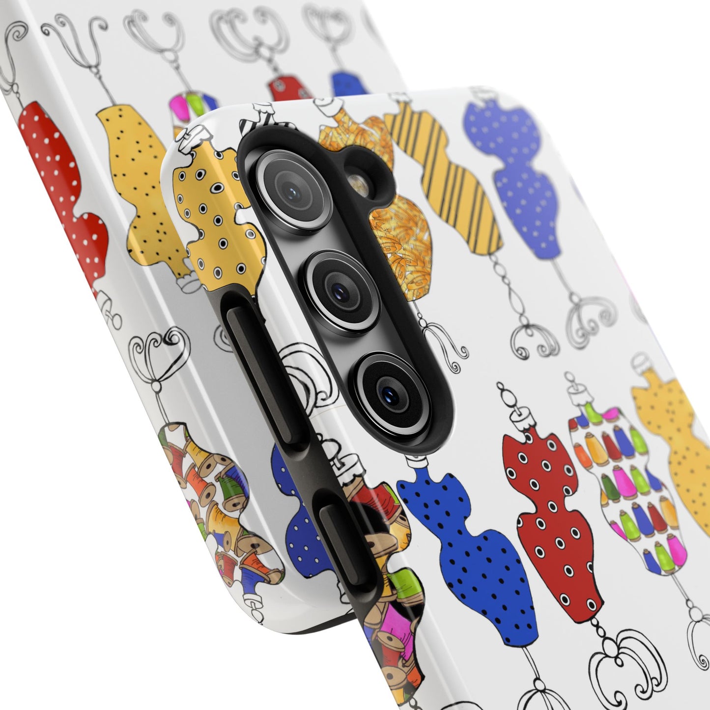 Go Figure White / Multi Phone Case