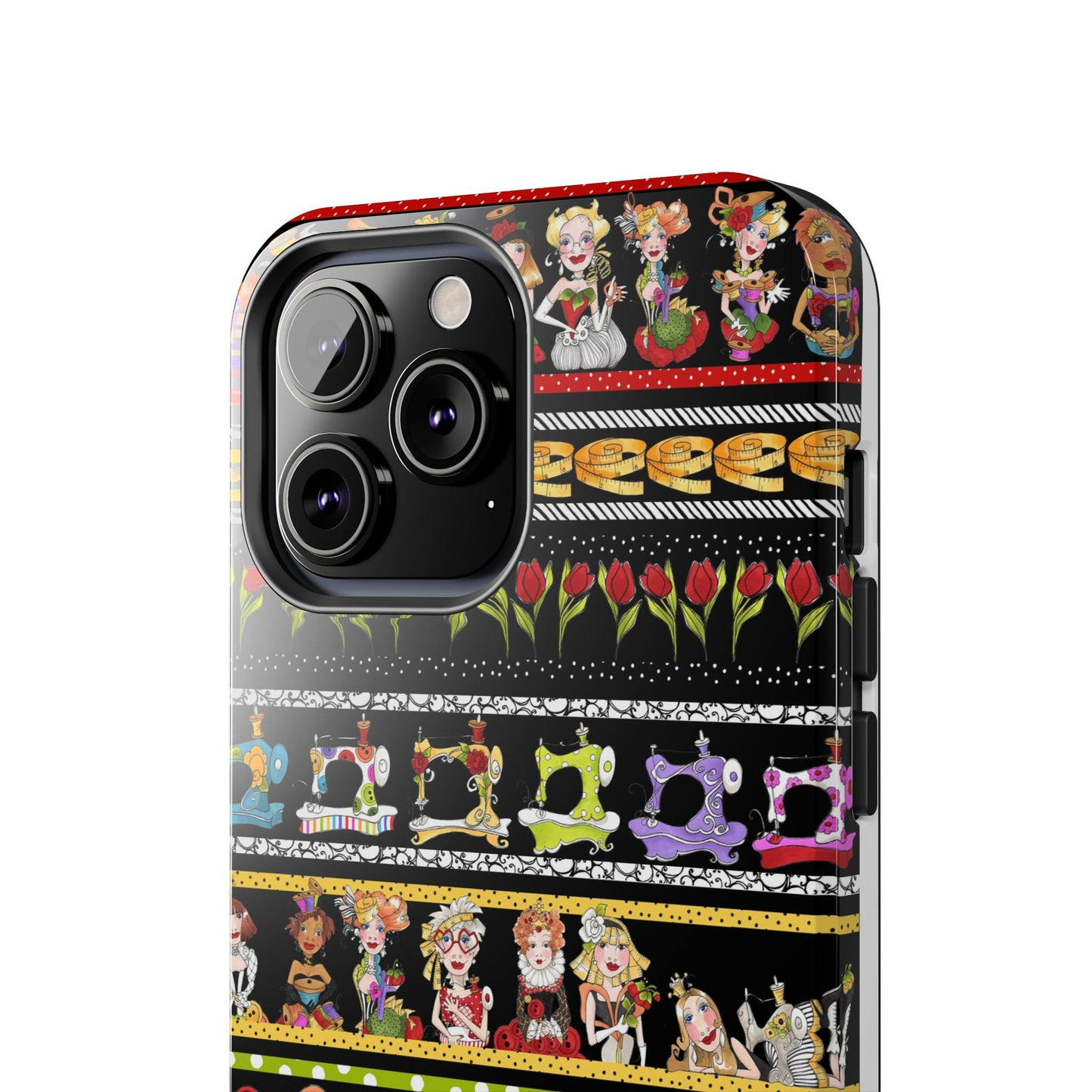 Curious Border Black Phone Case