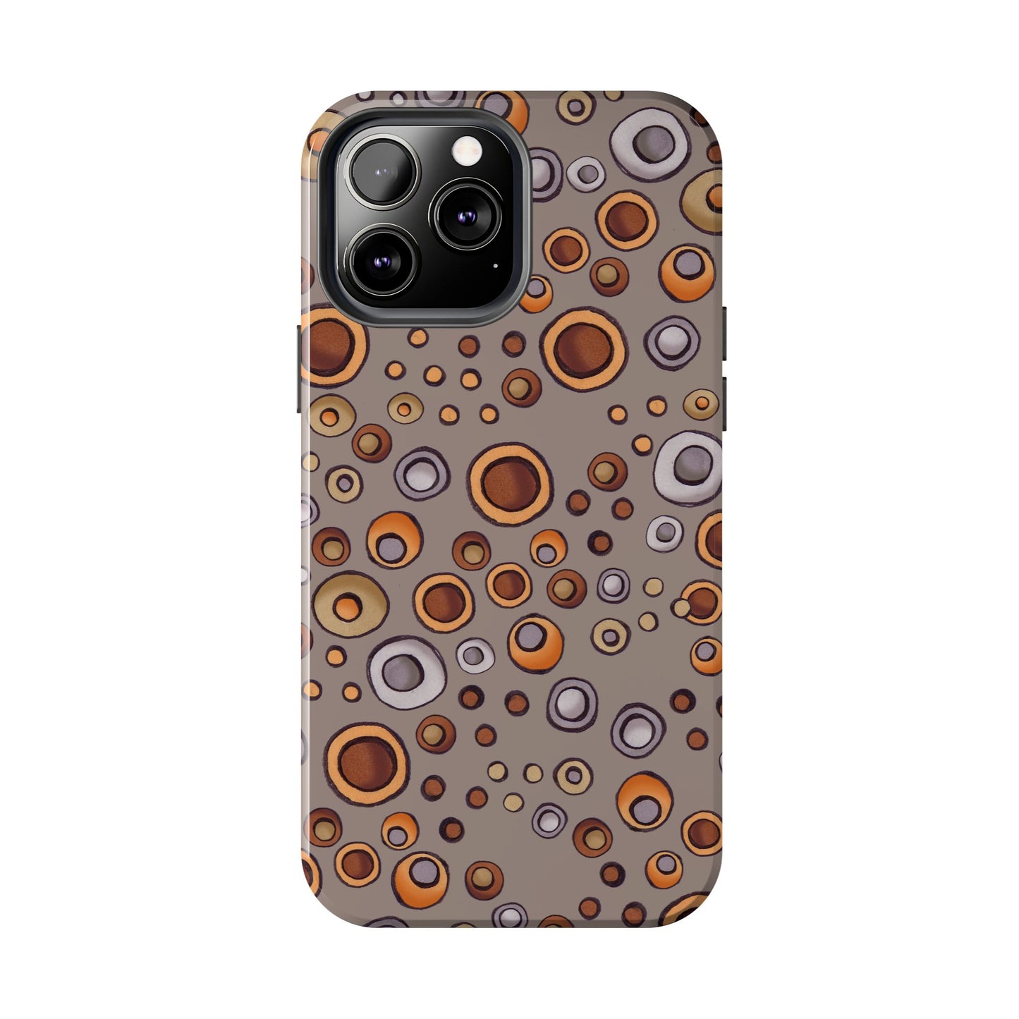 Doggy Dots Gray Phone Case