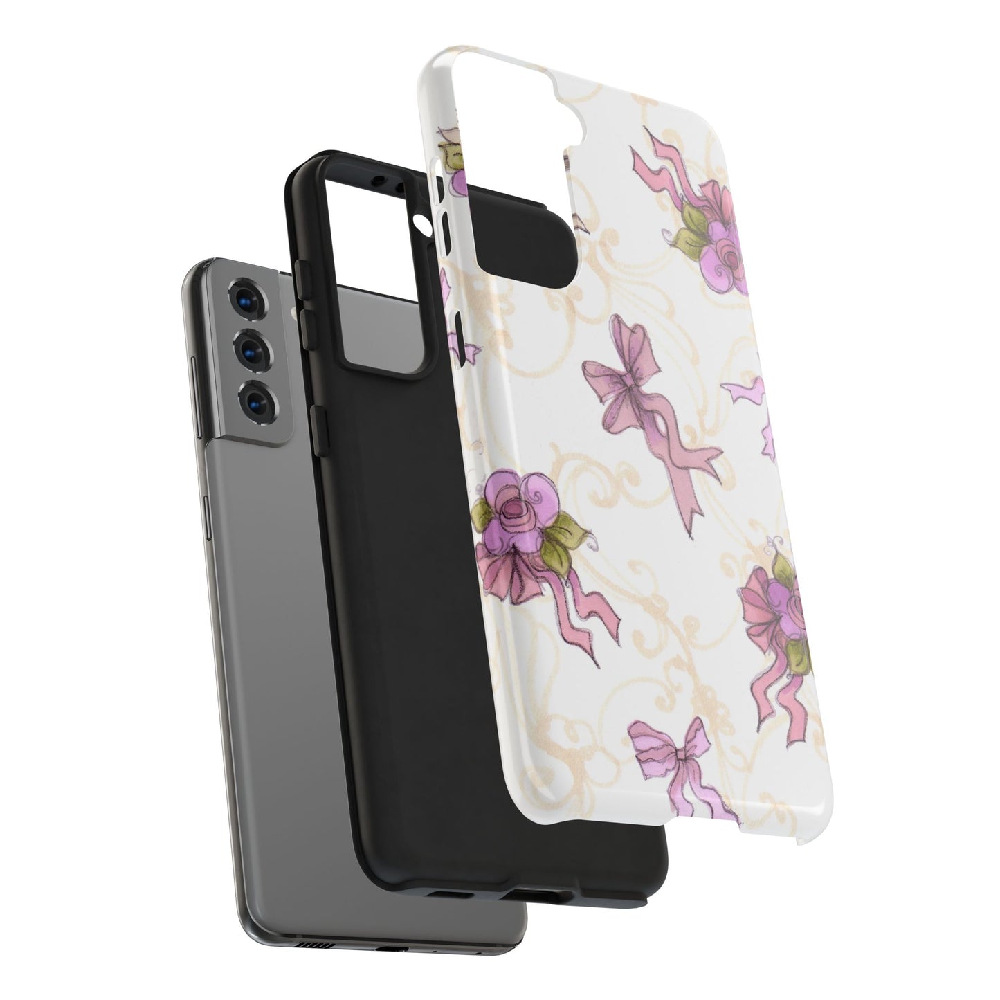 Flower Model Bow Flowers Phone Case