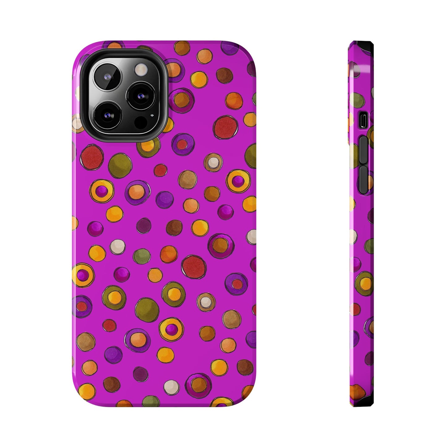 Double Dot Fuchsia Phone Case