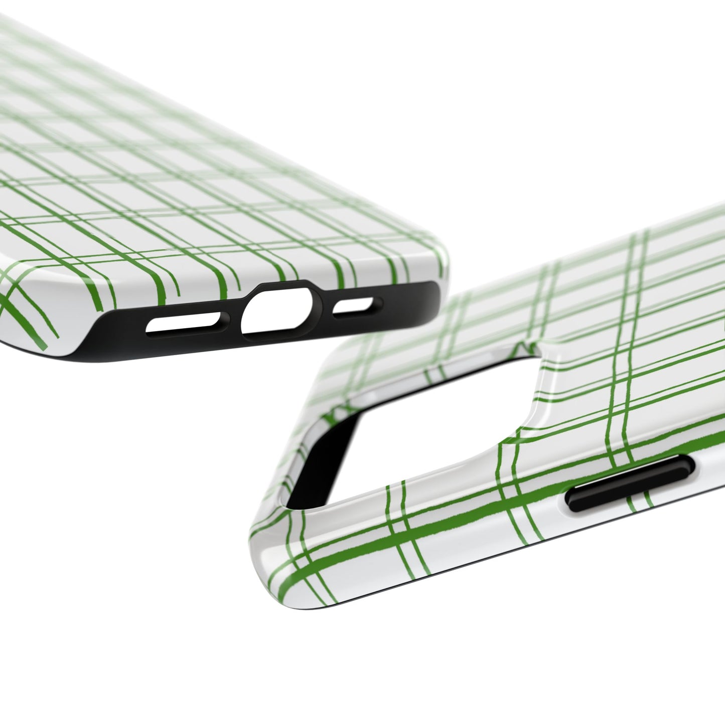 Kitchen Plaid White / Green Phone Case