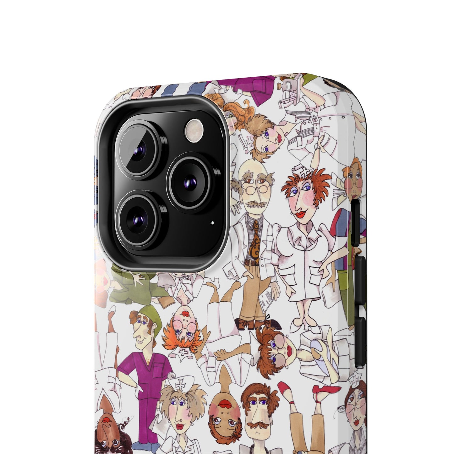 Diverse Nurse White Phone Case