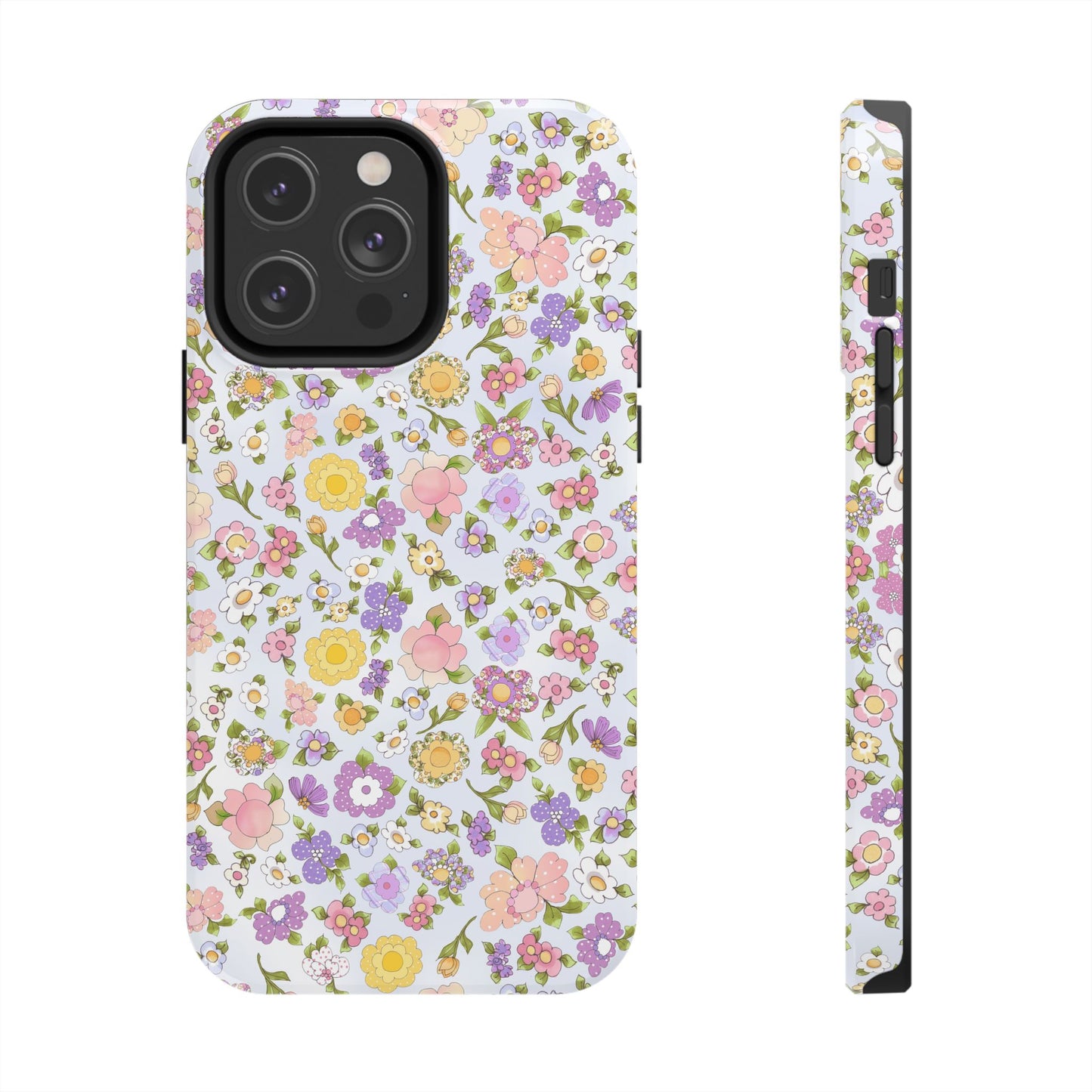 Flowery Blue Sky Phone Case