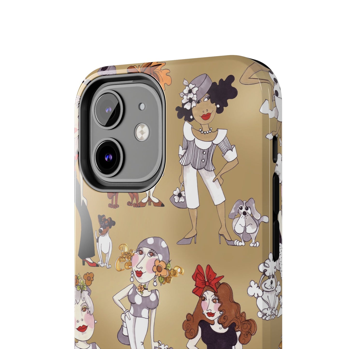Dog Ladies Tan Phone Case