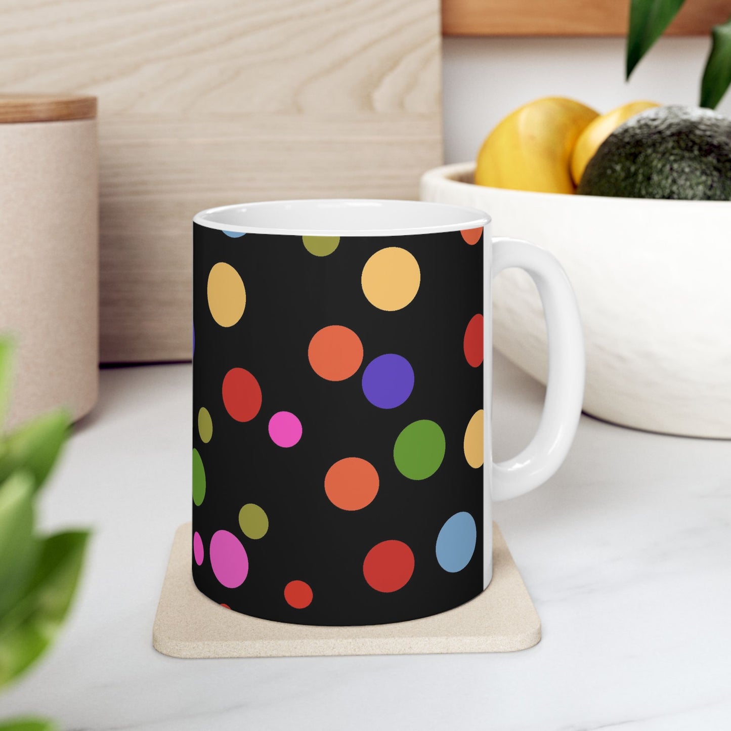 Dot Assortment Black Cup