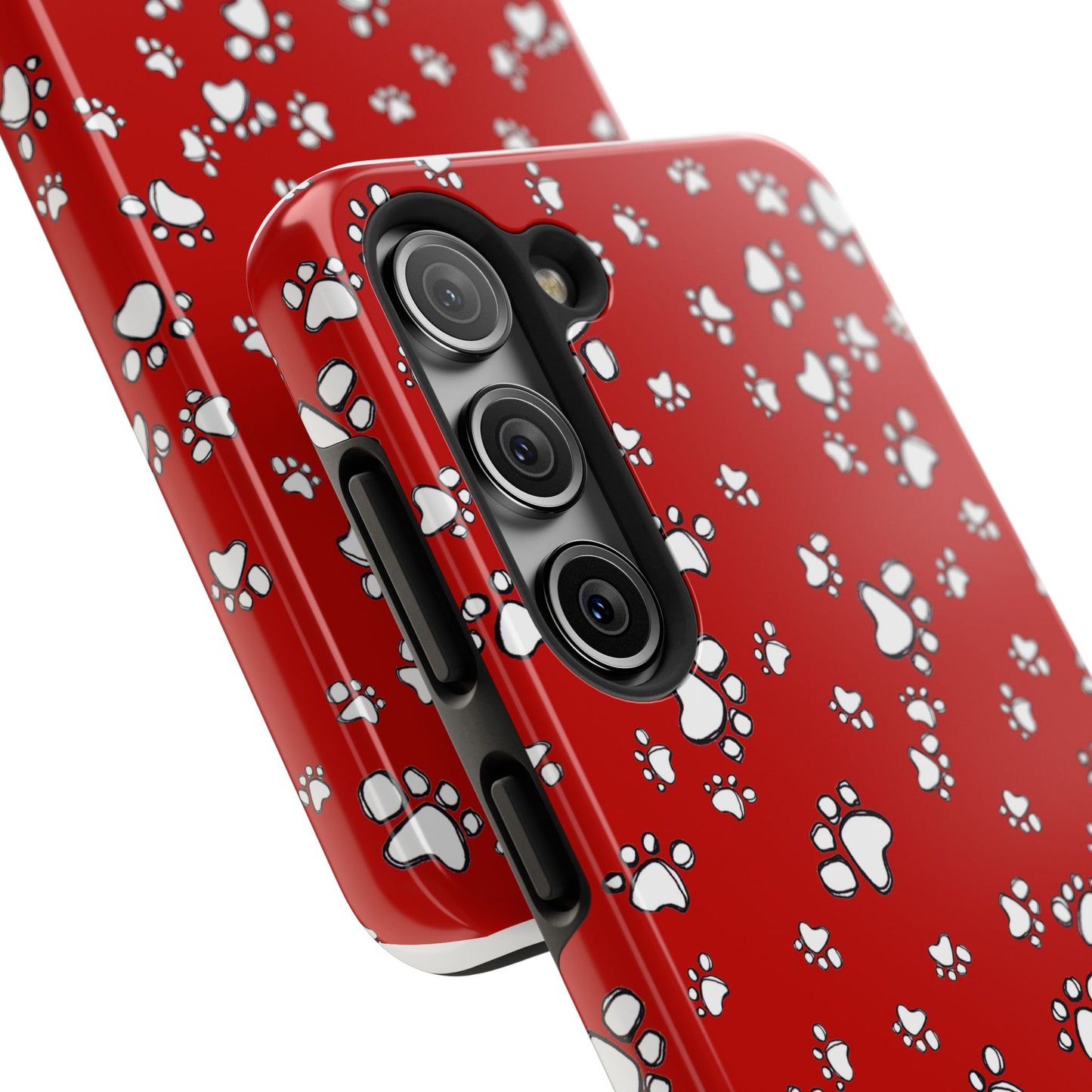Paw Flakes Red Phone Case