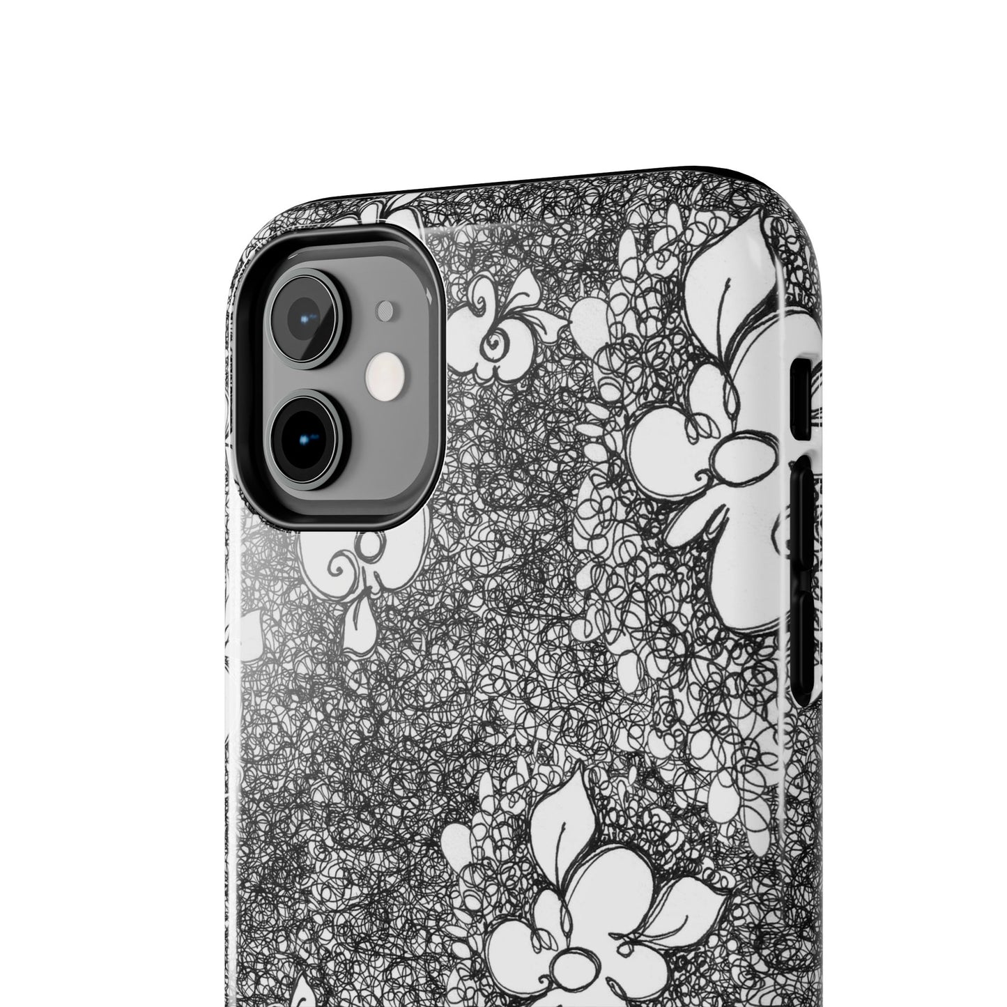 Flower Scribbles Phone Case