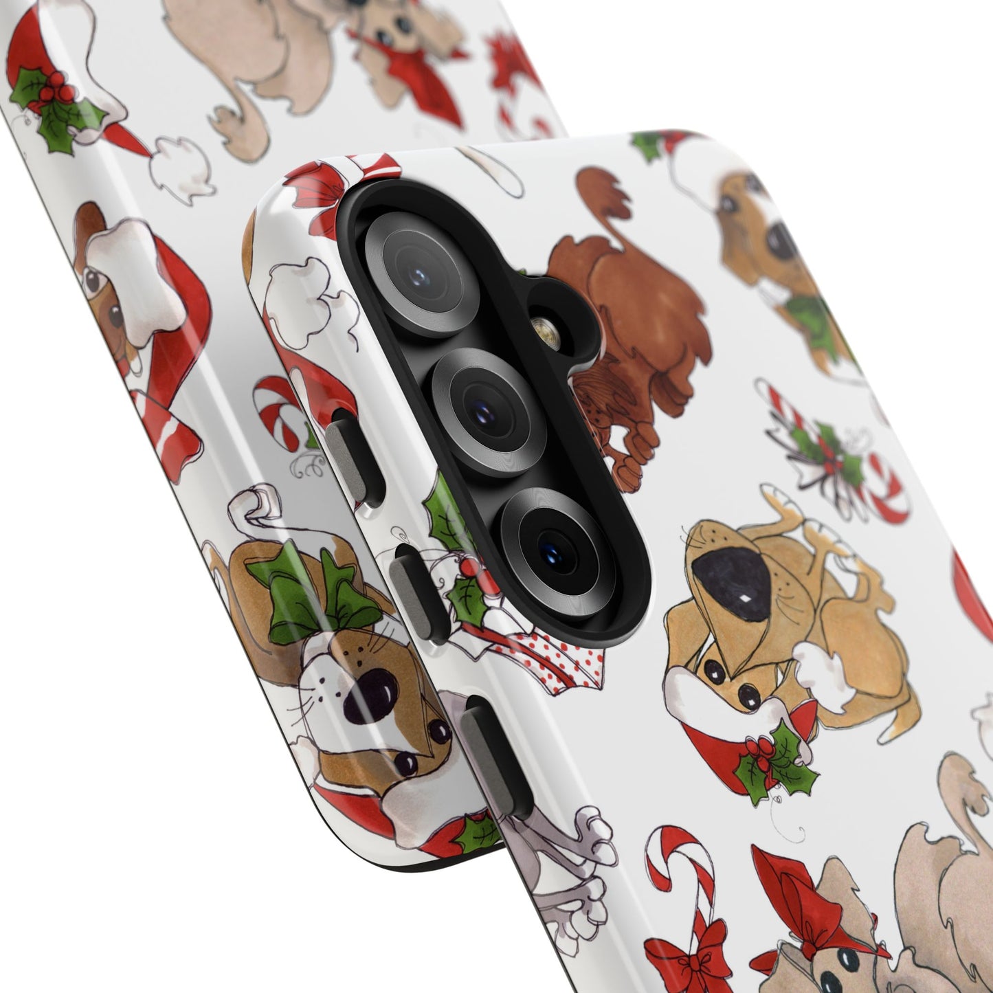 Doggie Toss White Phone Case