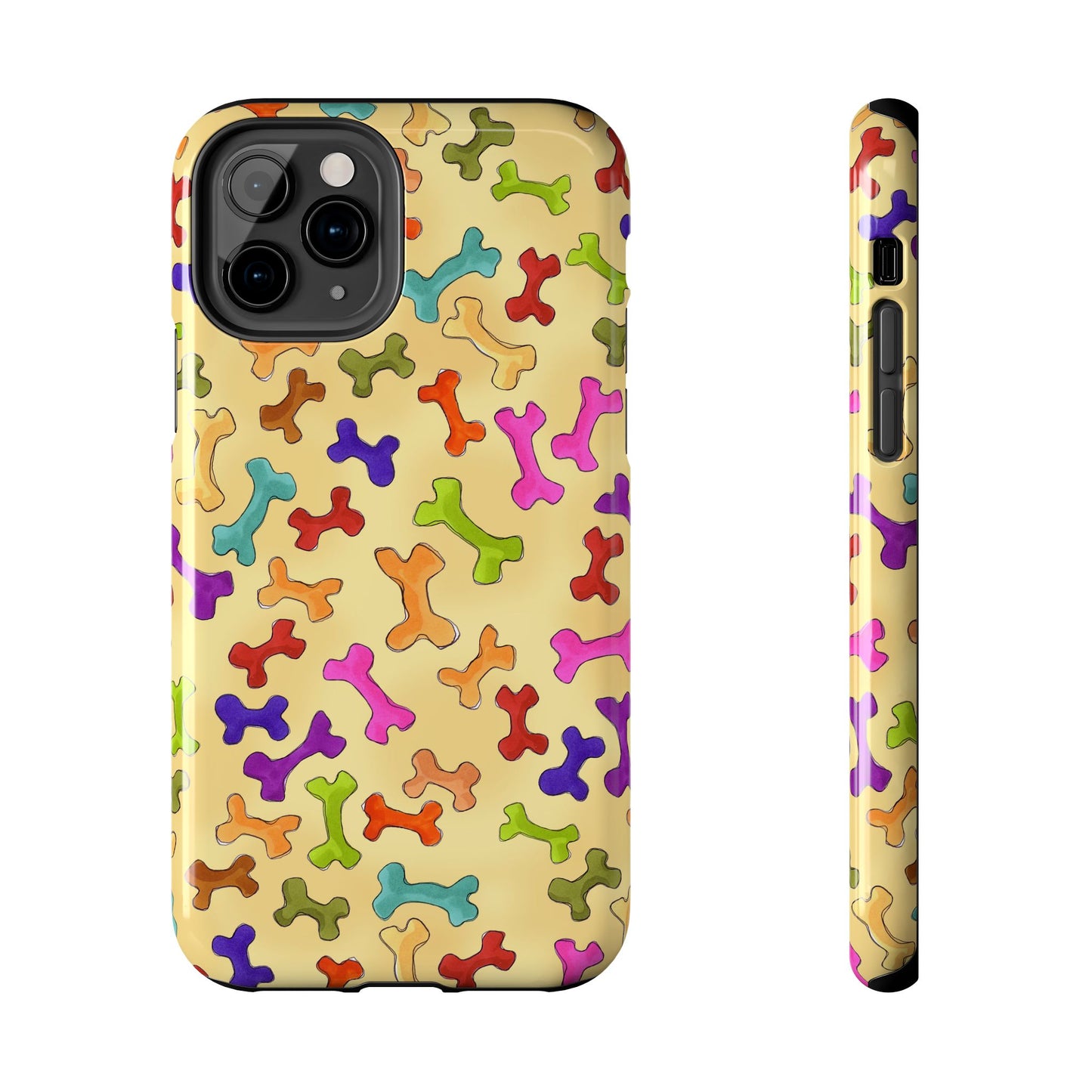 Happy Bones Yellow Phone Case