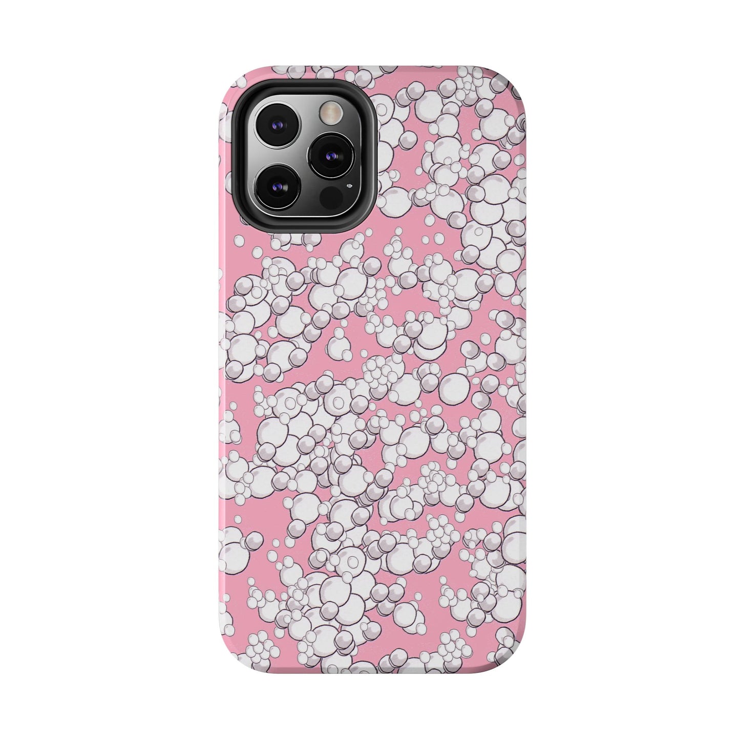 Bubble Dots Pink Phone Case