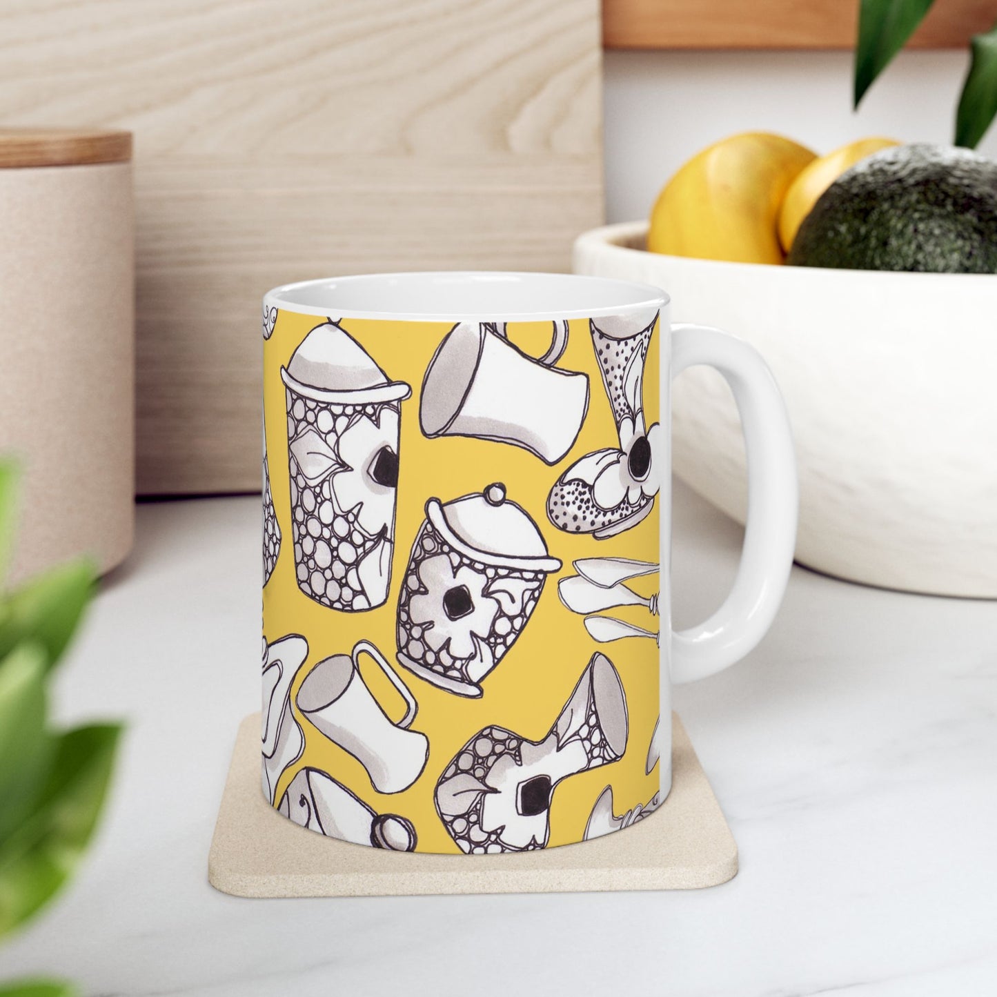 The Kitchen Sink Yellow Cup