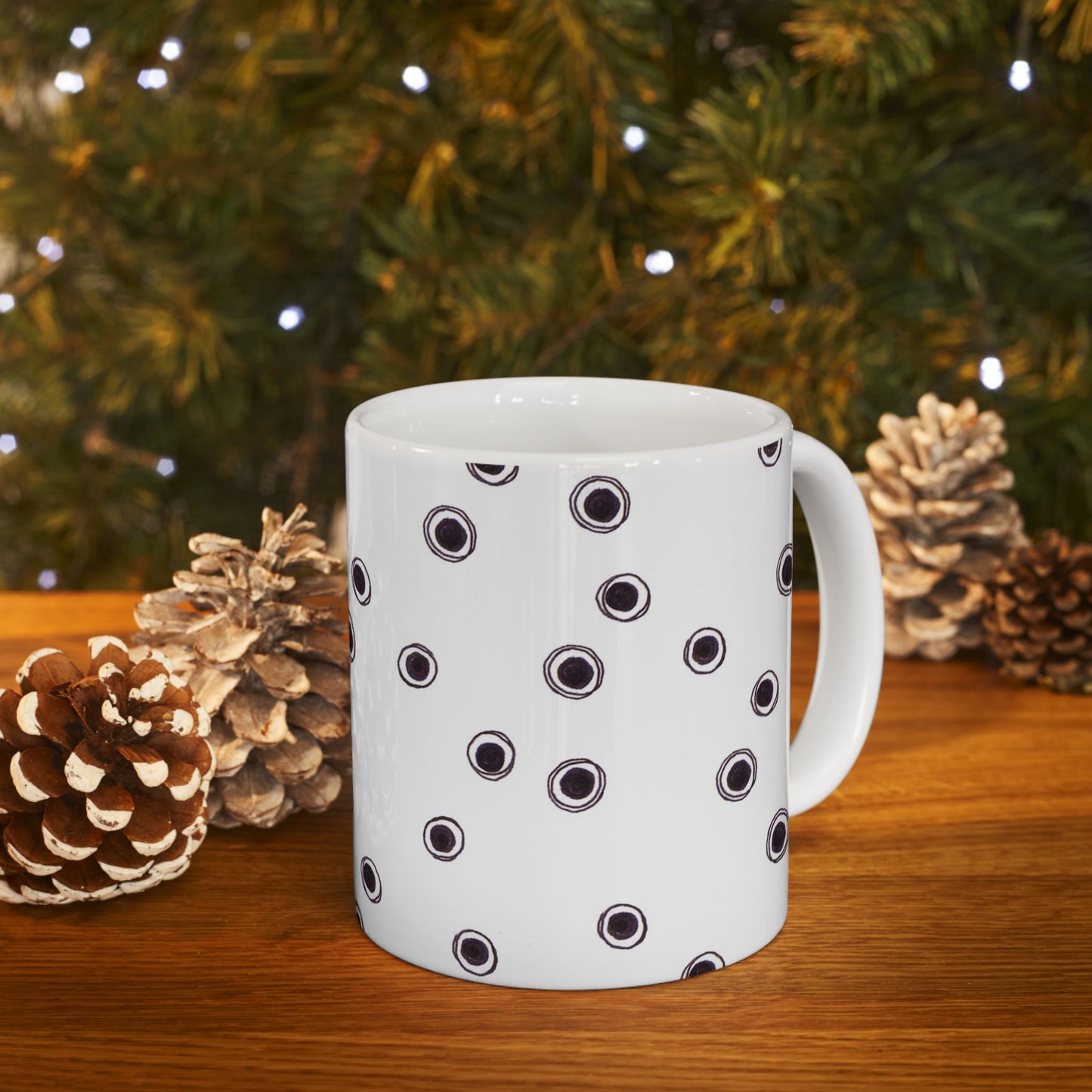 Halo Dots White Cup