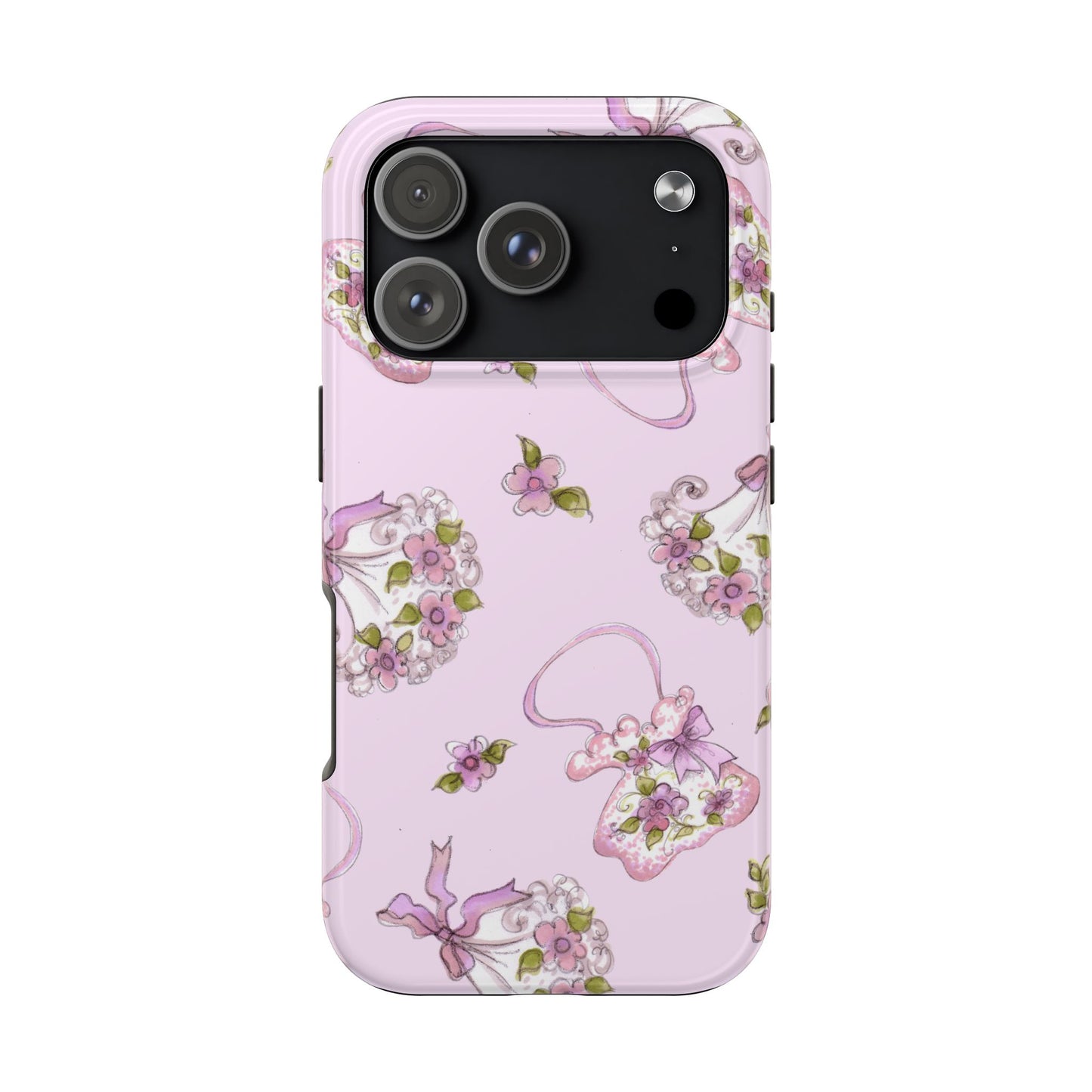 Flower Model Hand Bag Phone Case