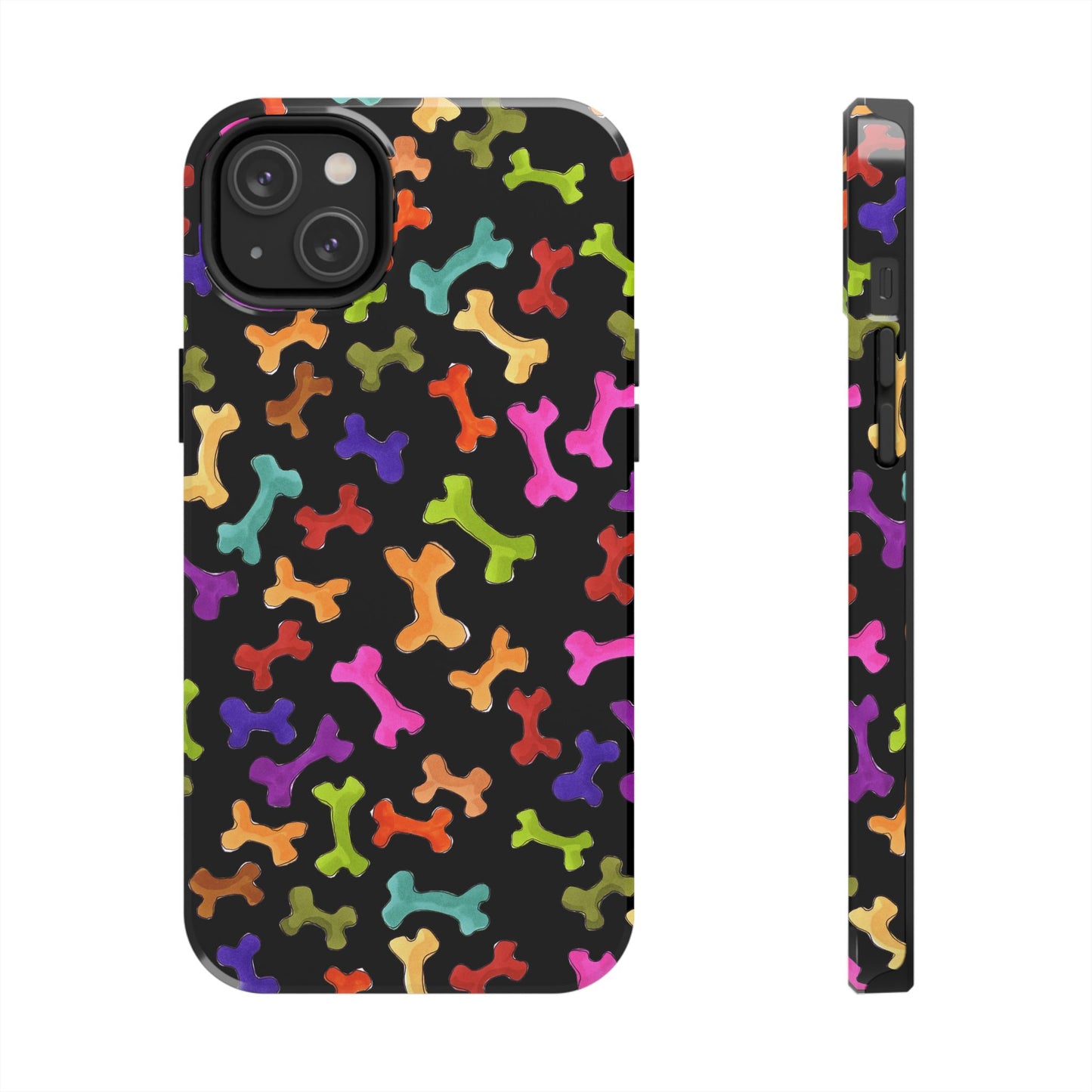 Happy Bones Black Phone Case