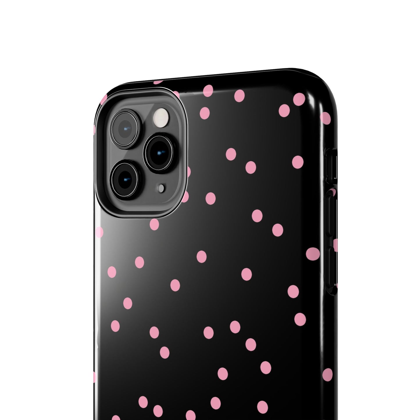 Space Dots Black / Pink Phone Case