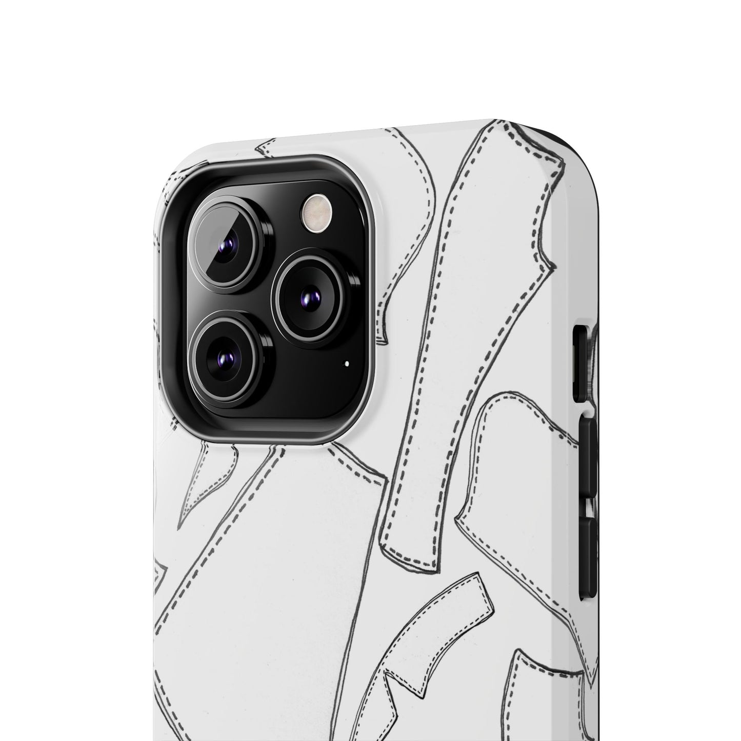Pattern Pieces White Phone Case