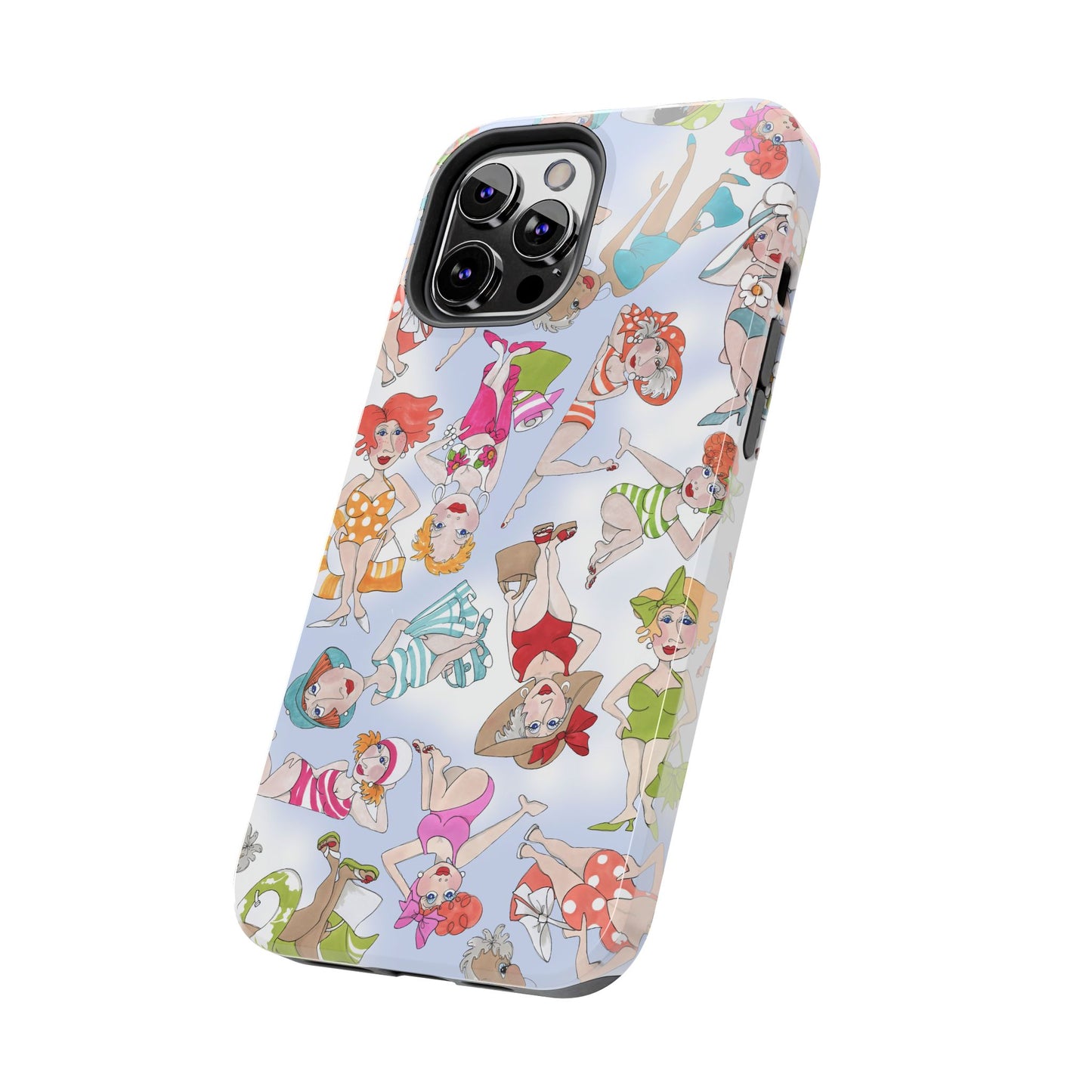 Tossed Fashionistas Phone Case