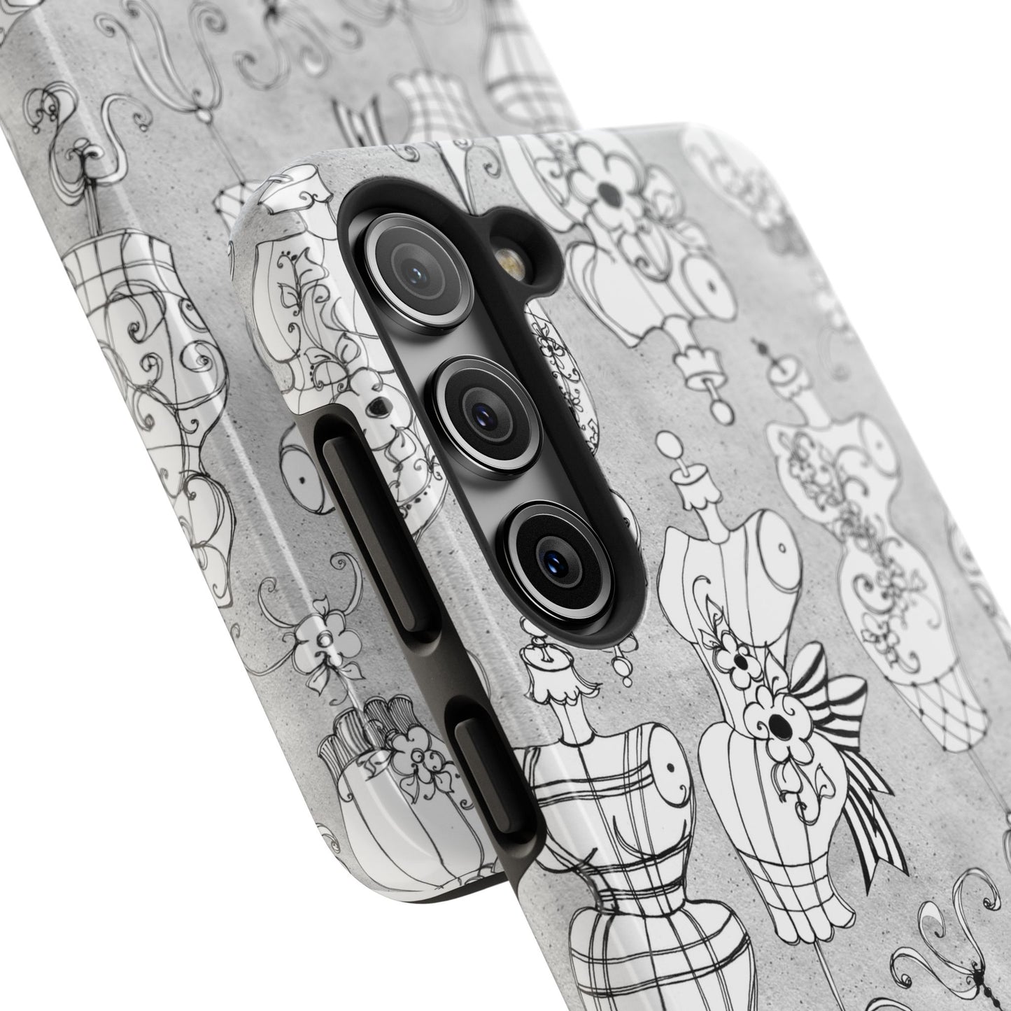 Mannequineque Silver Phone Case