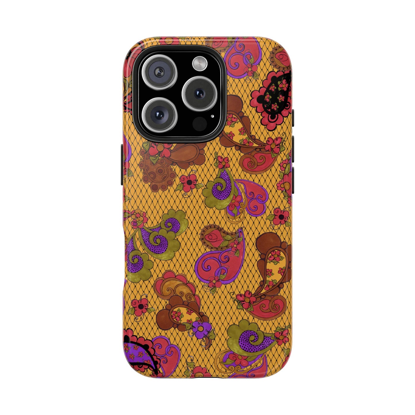 Posie Paisley Gold Phone Case