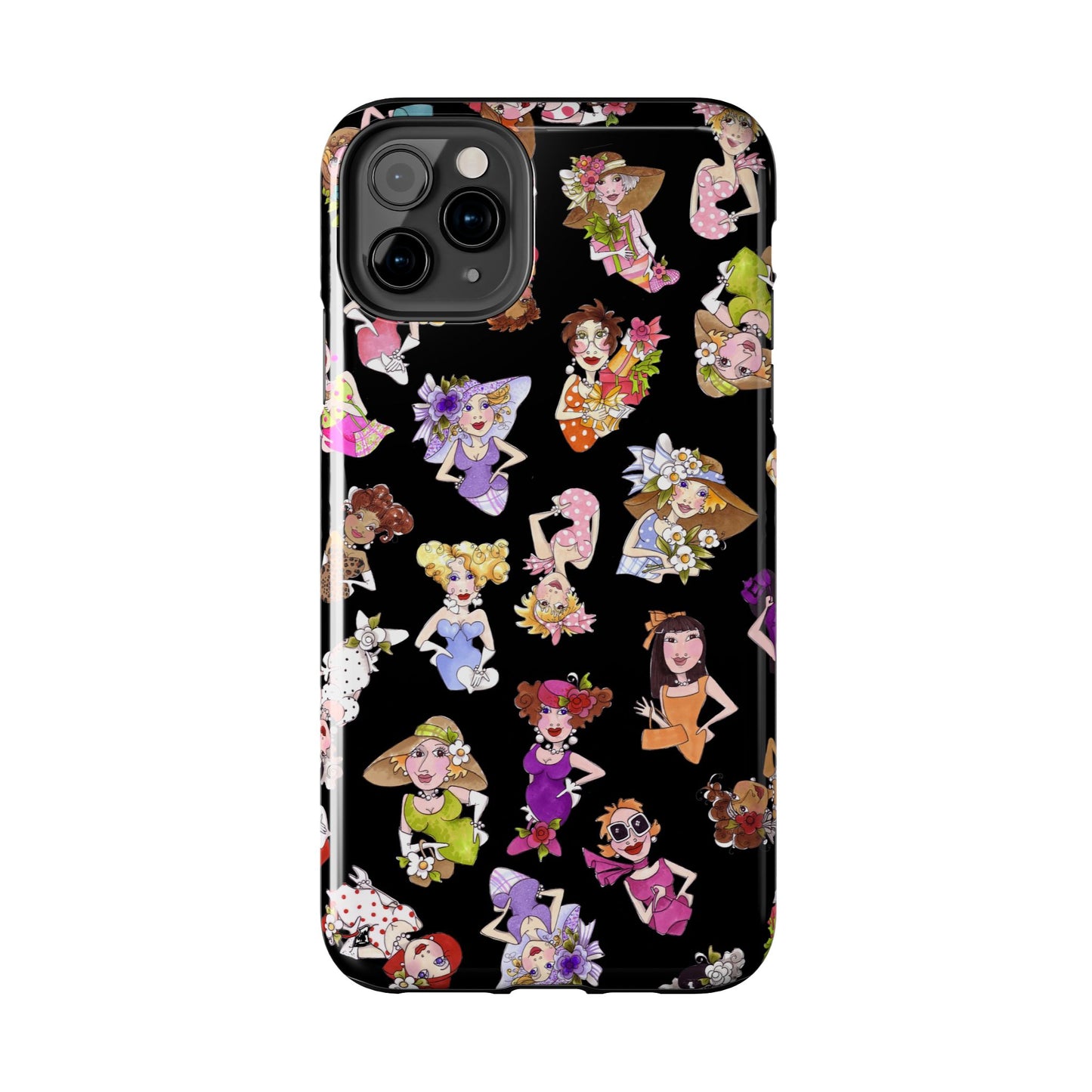 Fast Women Tossed Black Phone Case