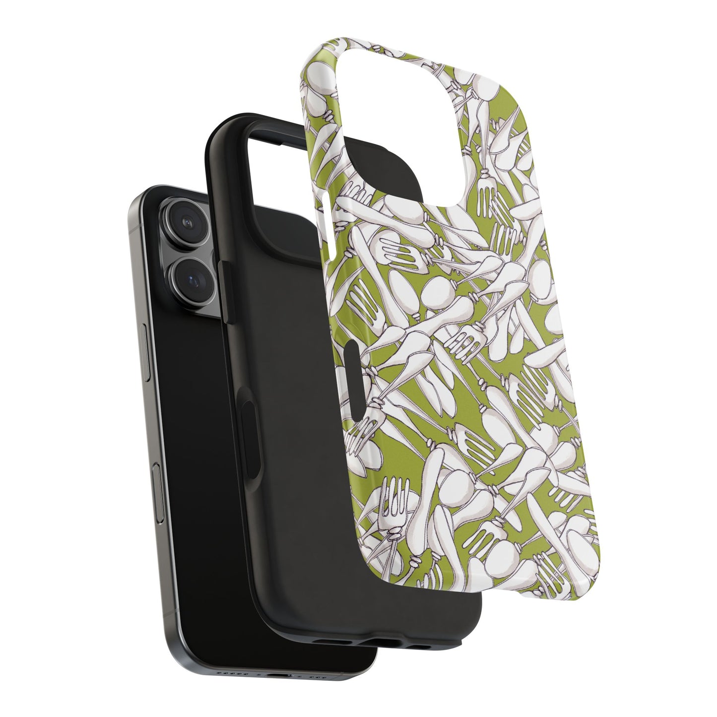 Silverware Wars Green Phone Case