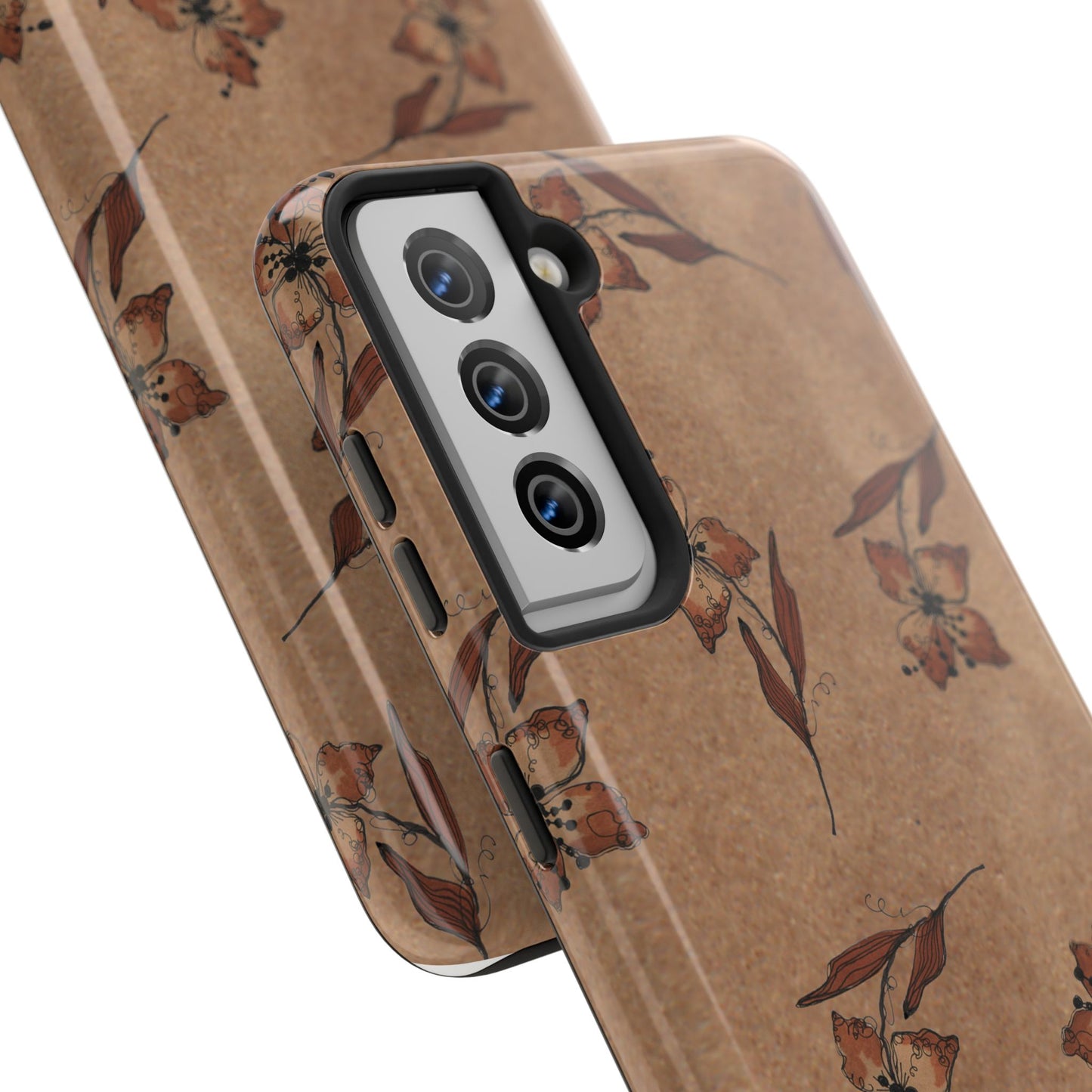 Brown Buds Phone Case