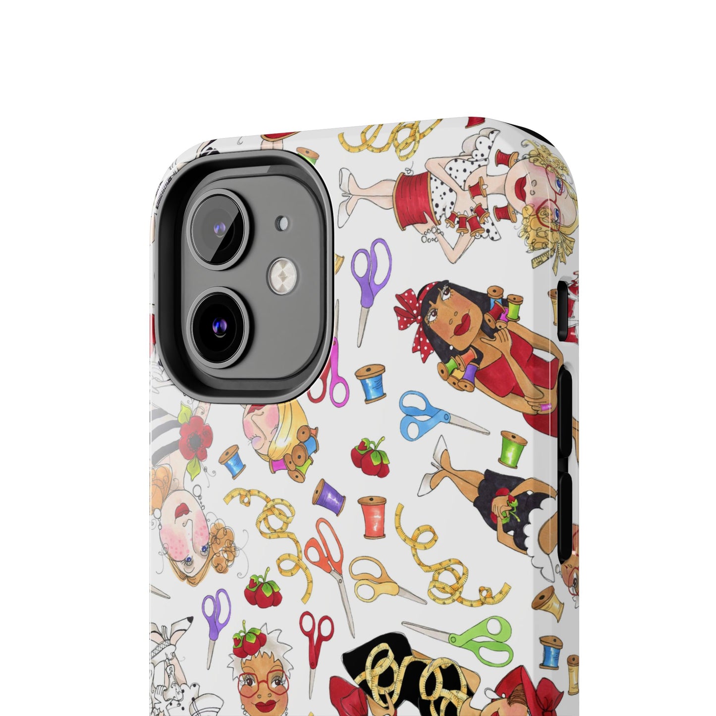 Sew Tossed White Phone Case