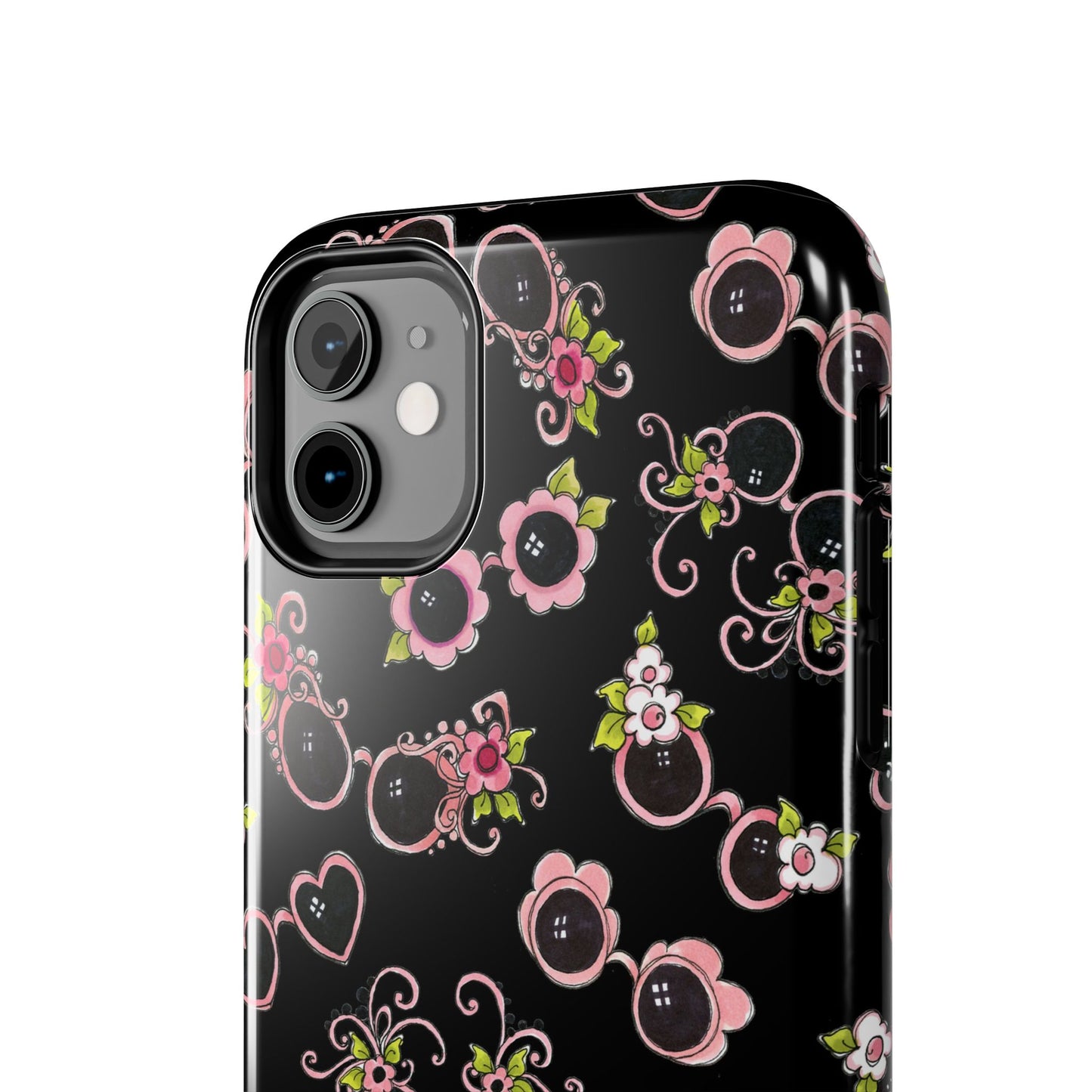 Tossed Shades Black Phone Case