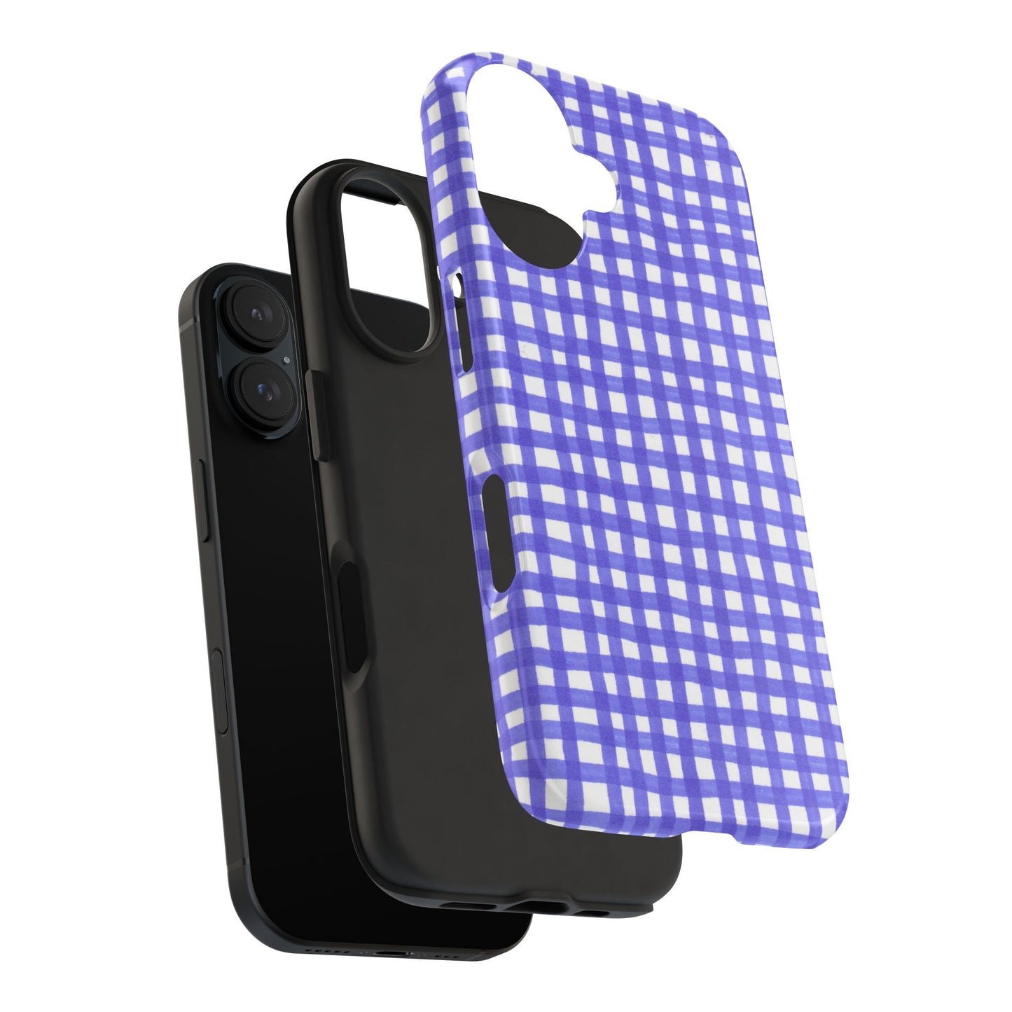 Chipper Check Blue Phone Case