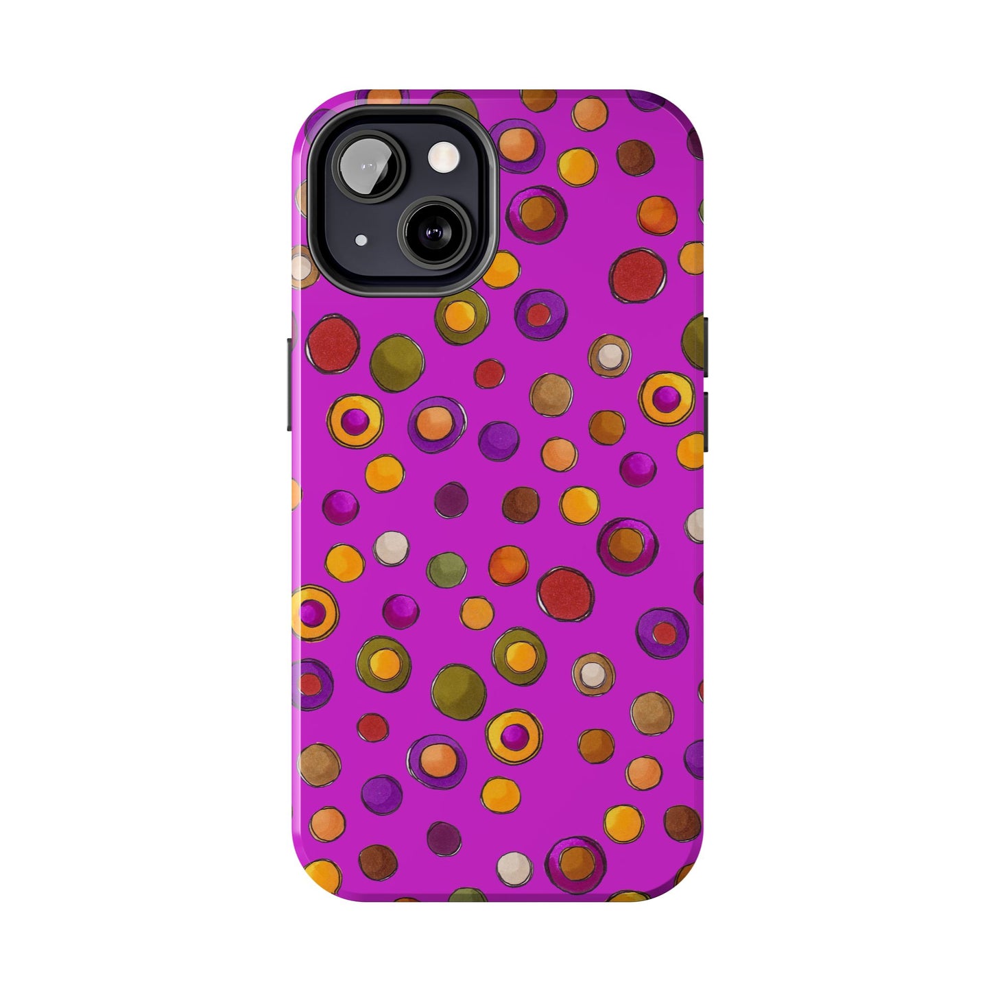 Double Dot Fuchsia Phone Case
