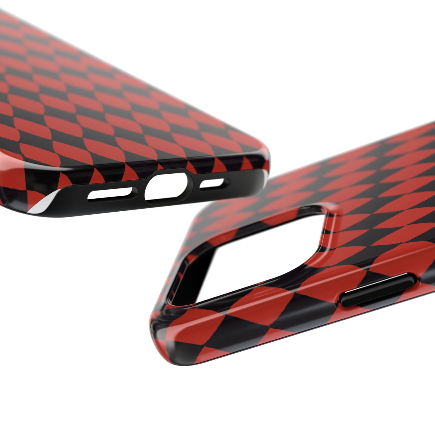 Diamond Red / Black Phone Case